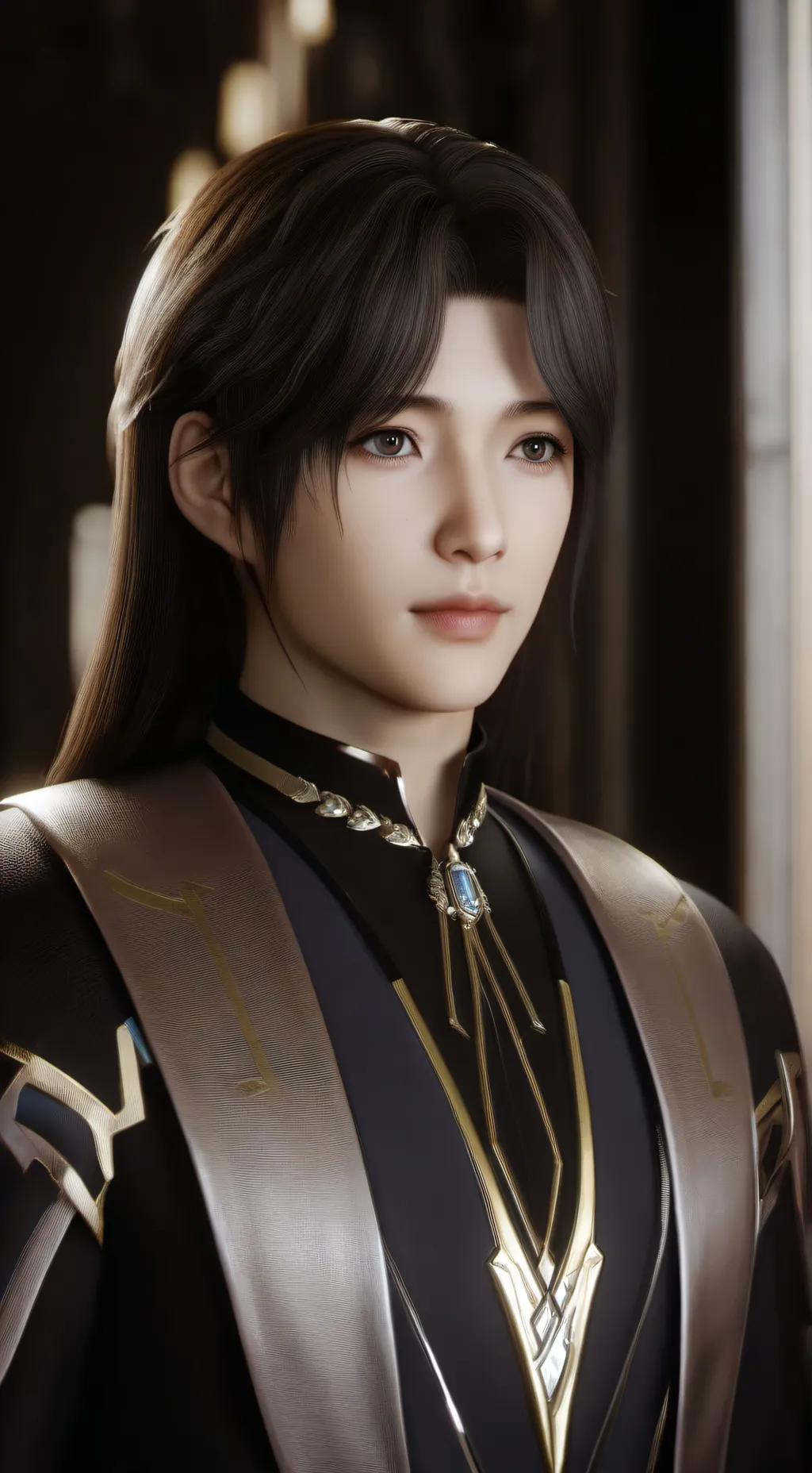 ai character: new year nb background