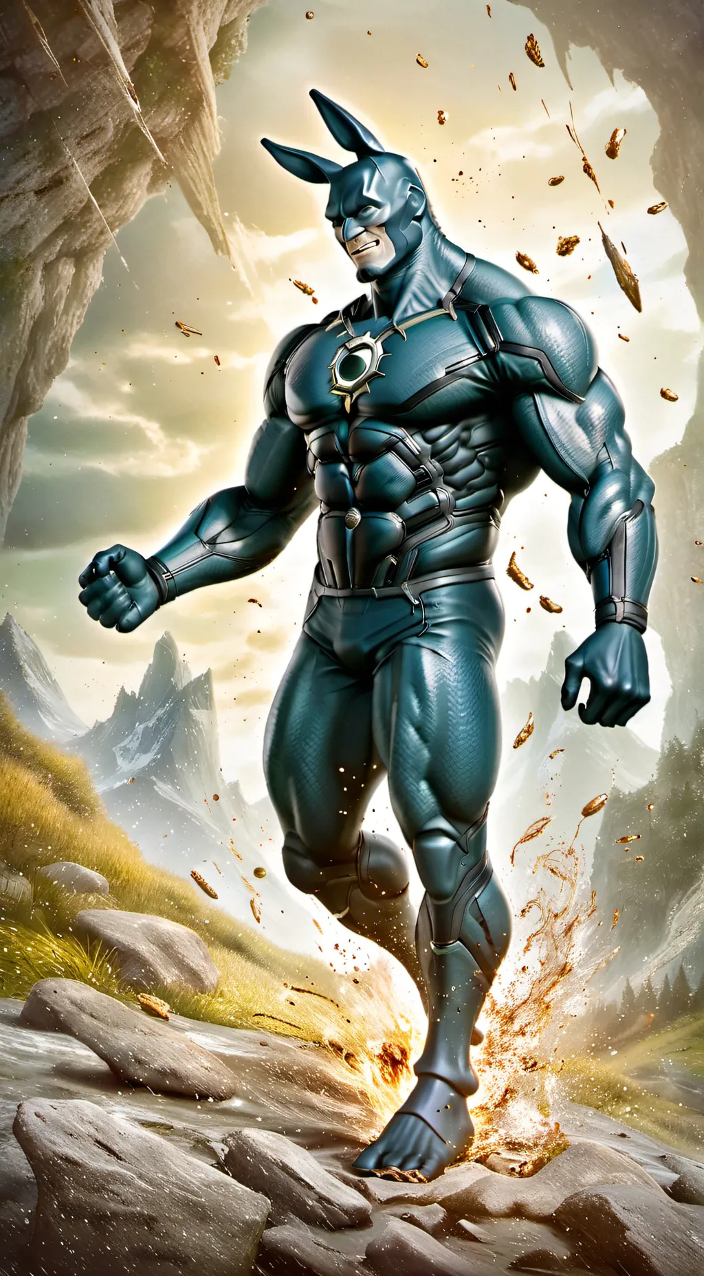 ai character: Super burro background