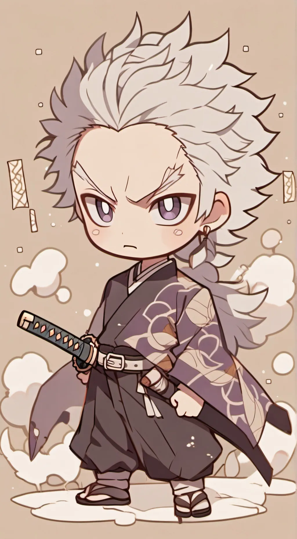 ai character: Demon slayer/Kny background