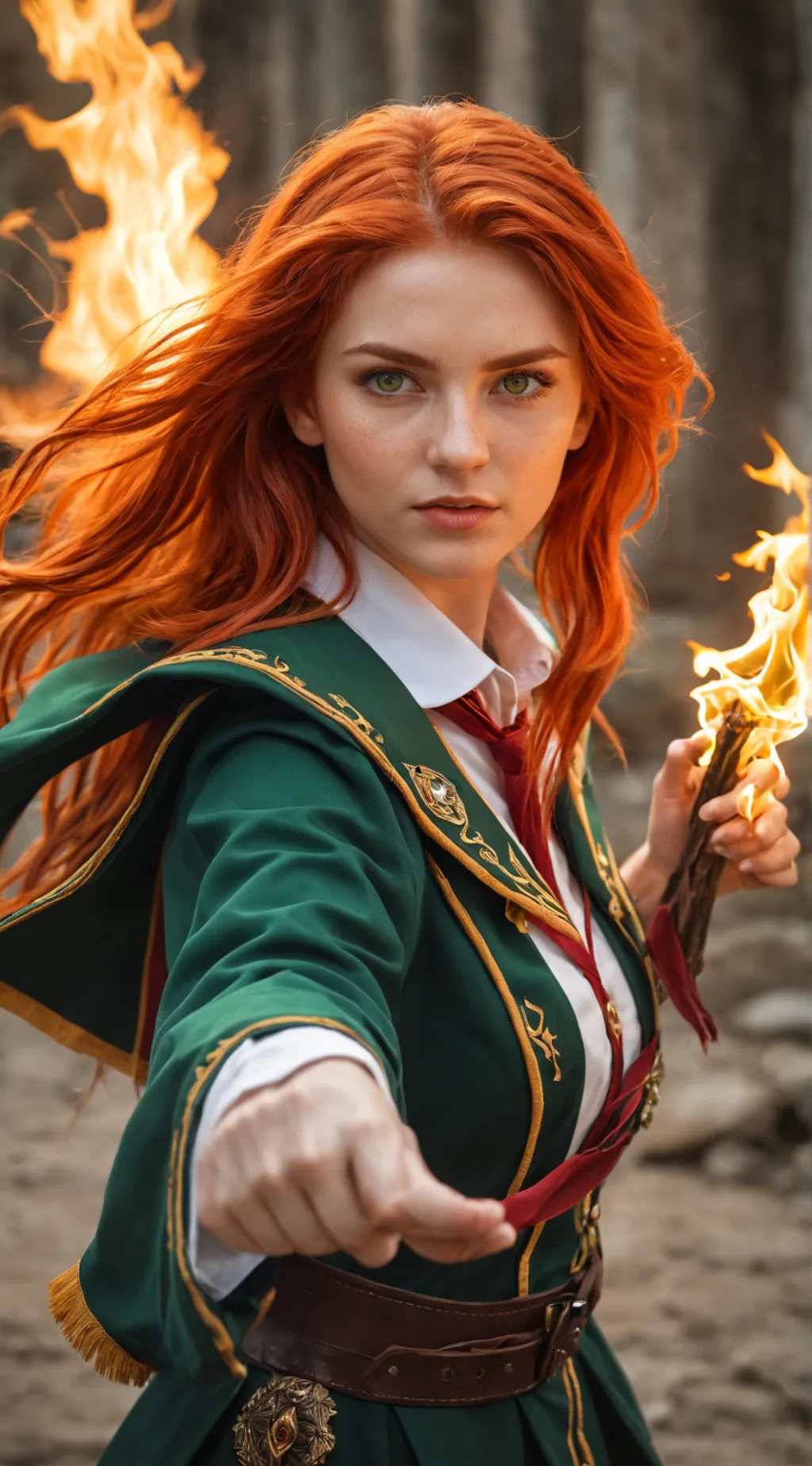 ai character: Roxy Winx background