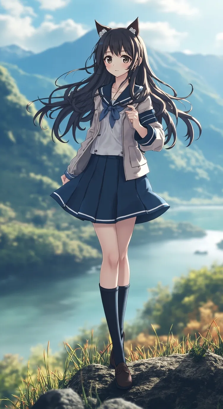 ai character: Miyu  background