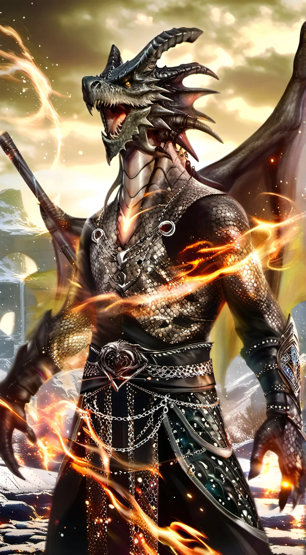 ai character: Ragnar Hardscales background