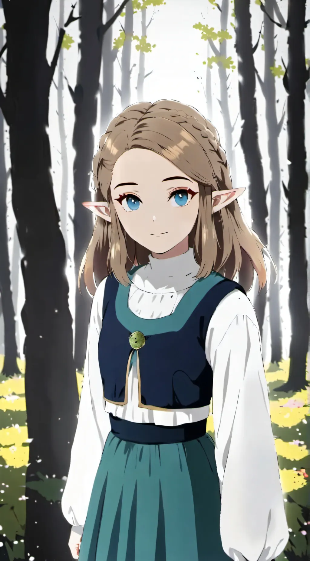 ai character: Zelda background