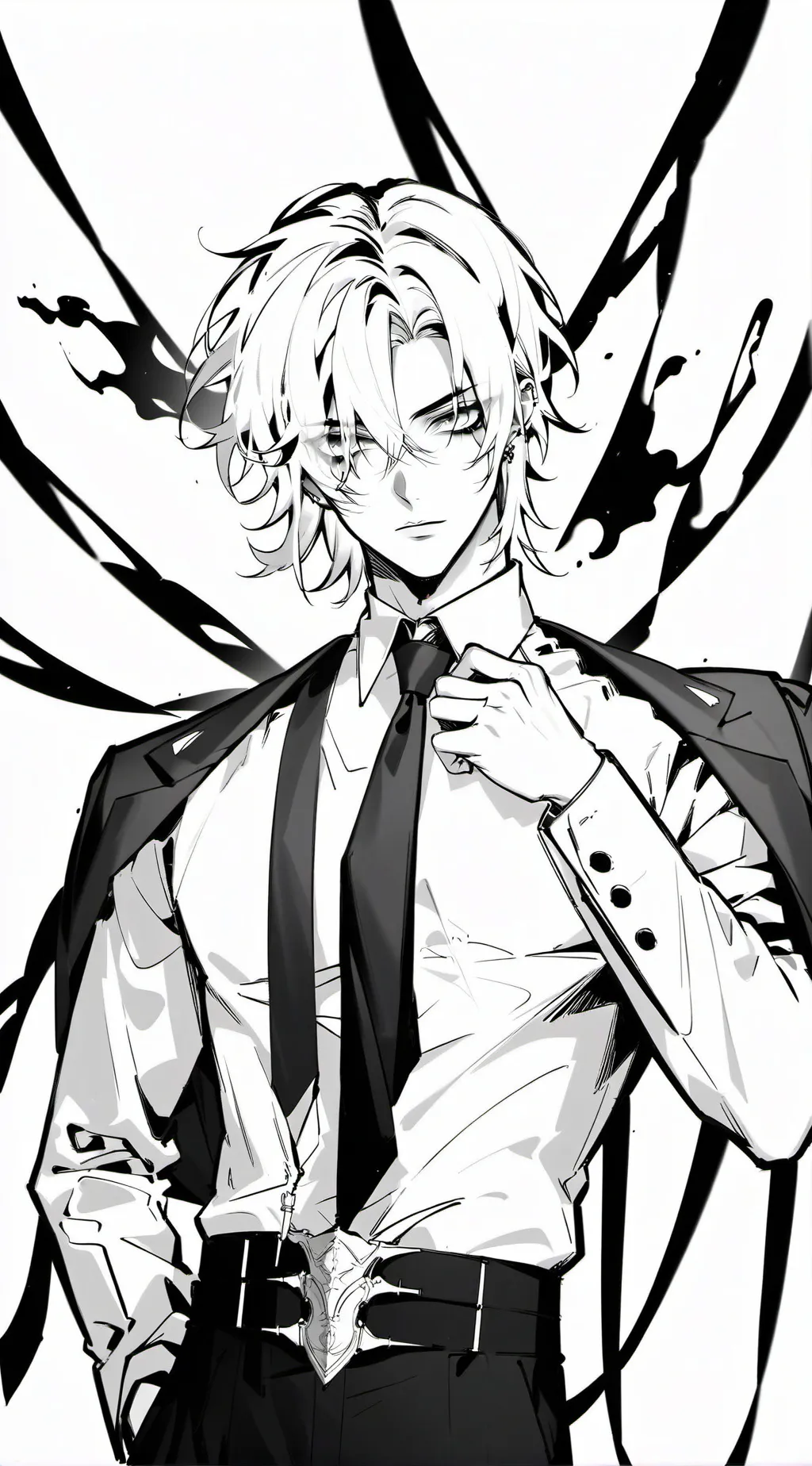 ai character: Minho  background