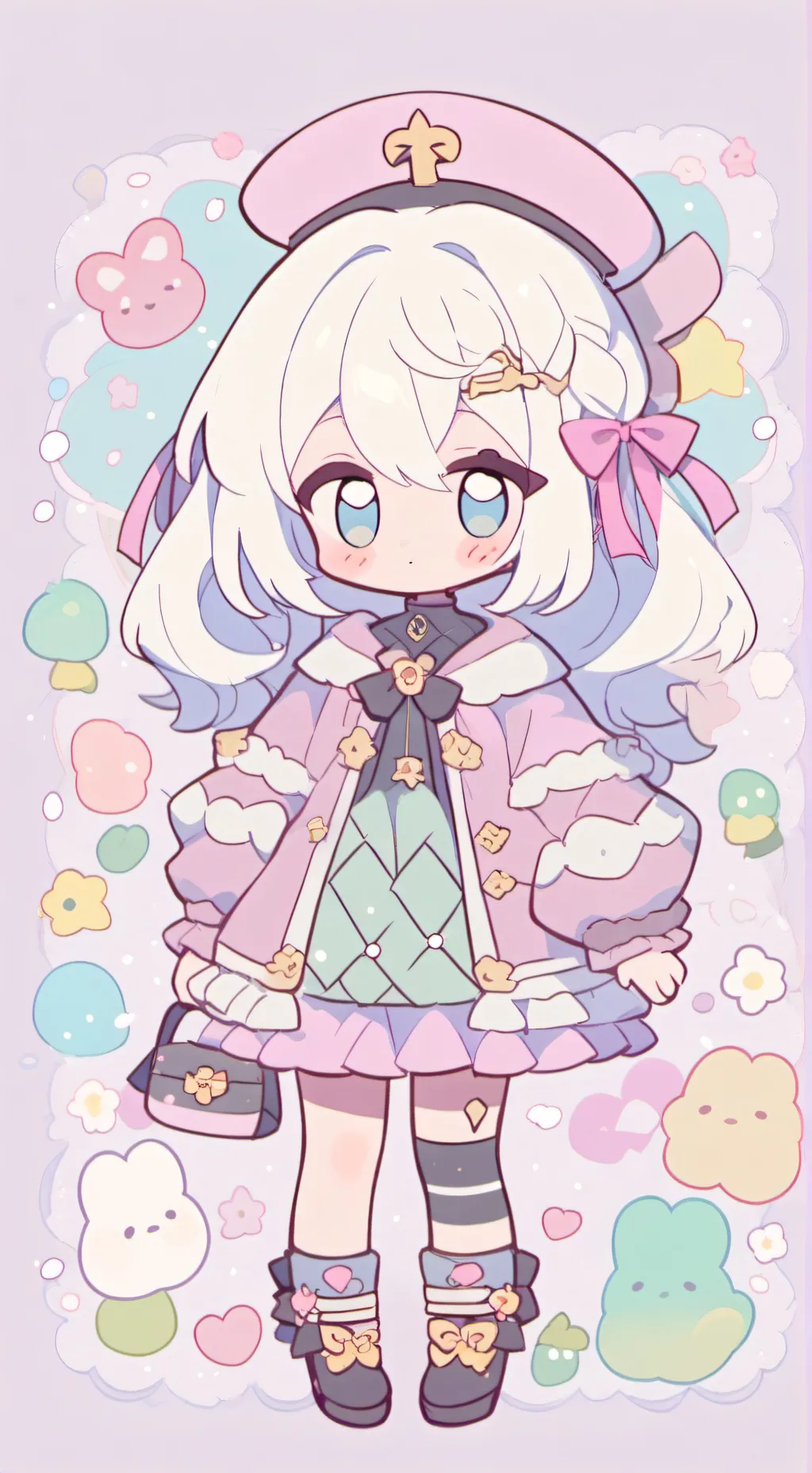 ai character:  высл проб background