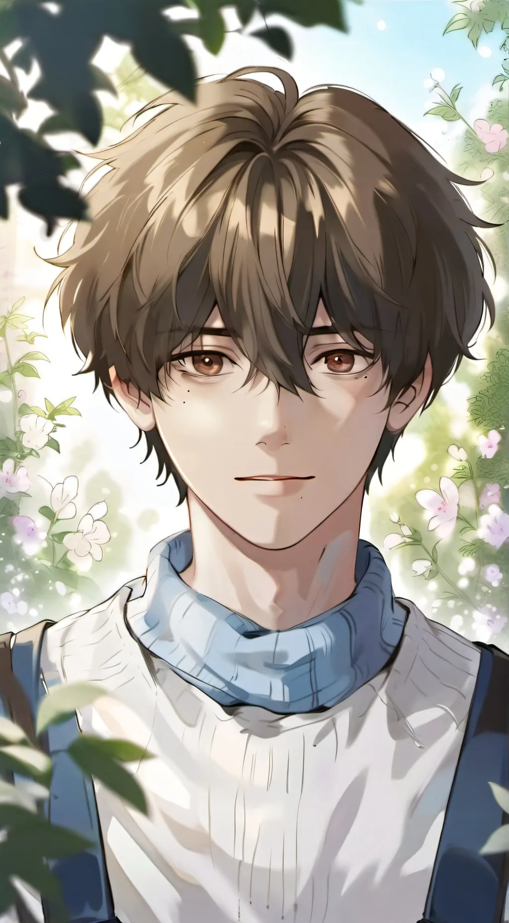 ai character: Autumn  background