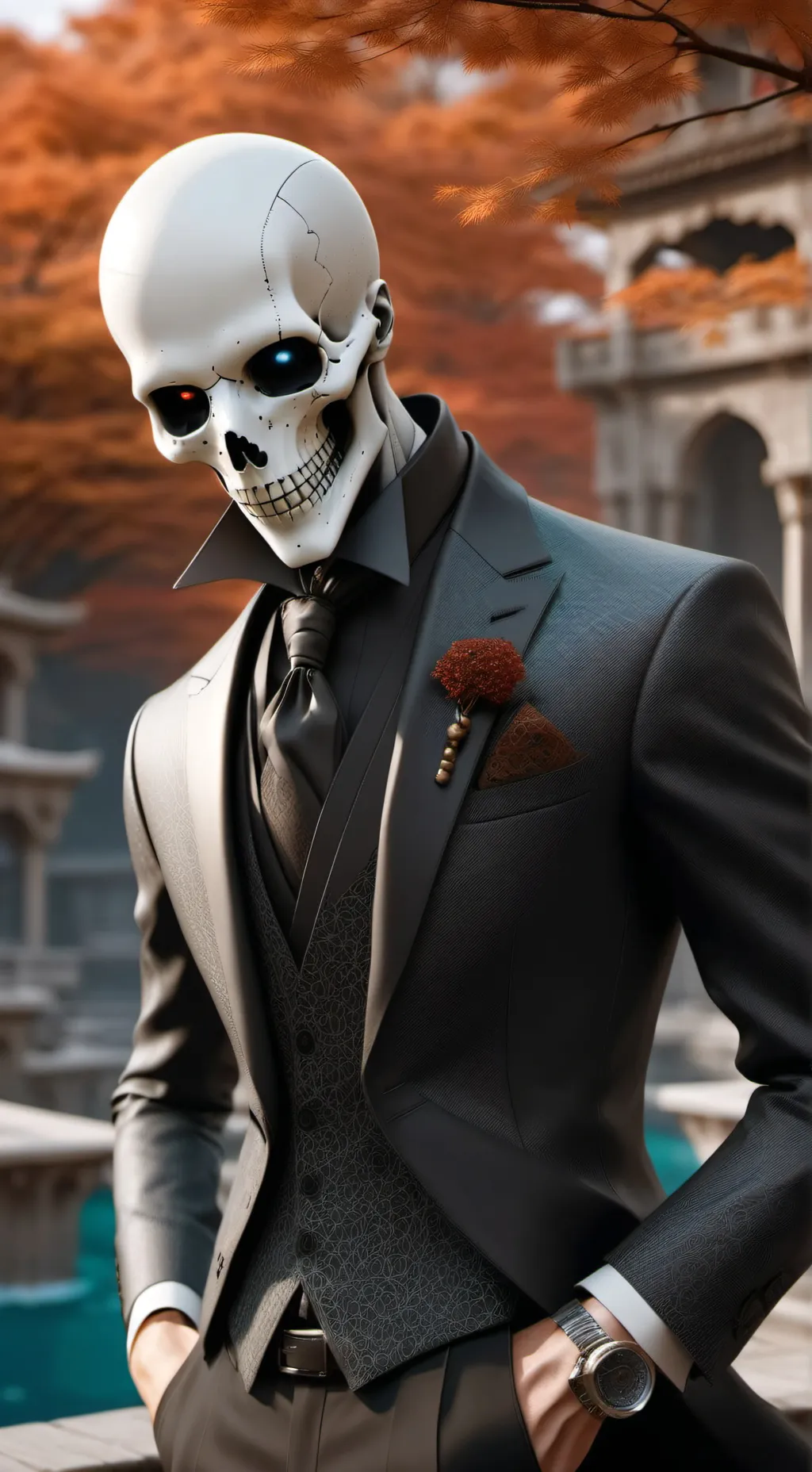 ai character: gaster background