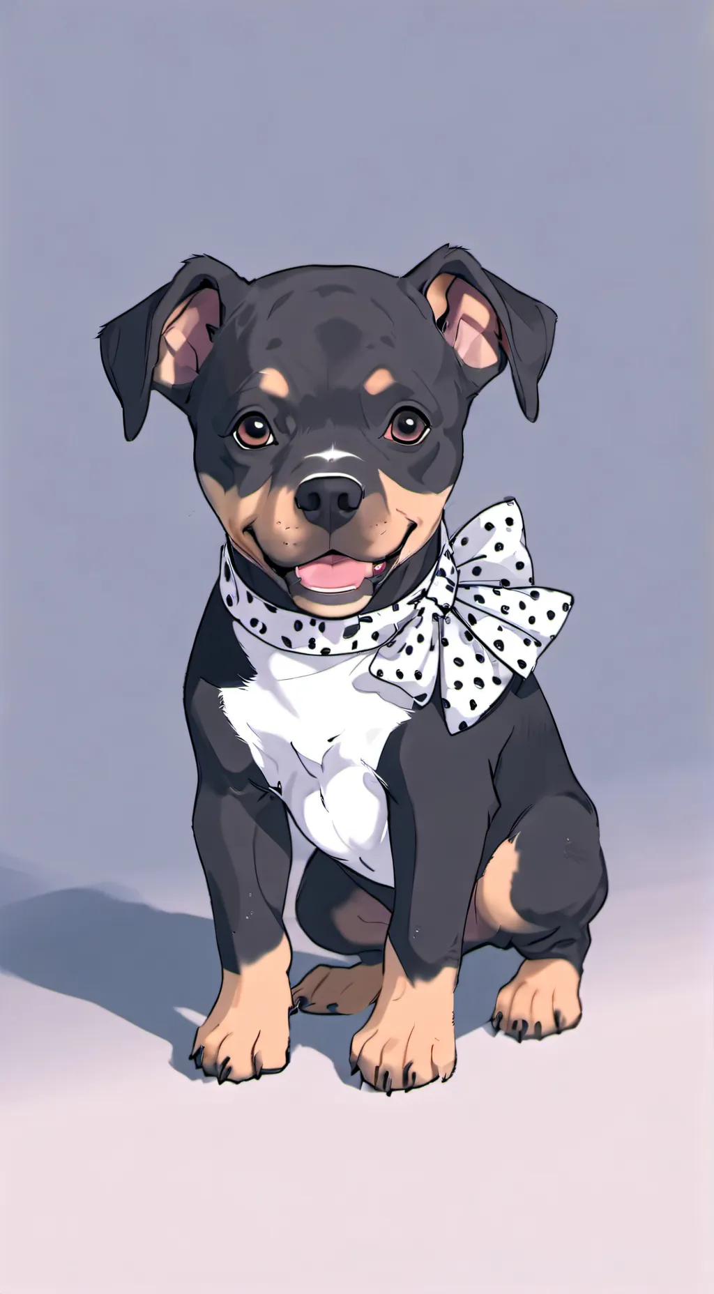 ai character: Cute puppy background