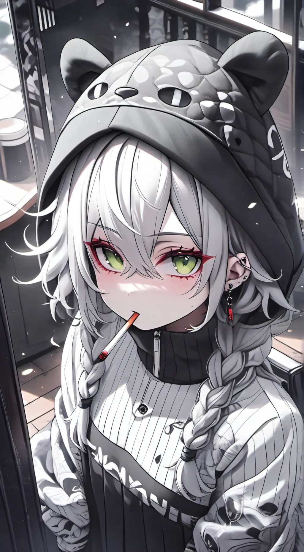 ai character: Ashley background