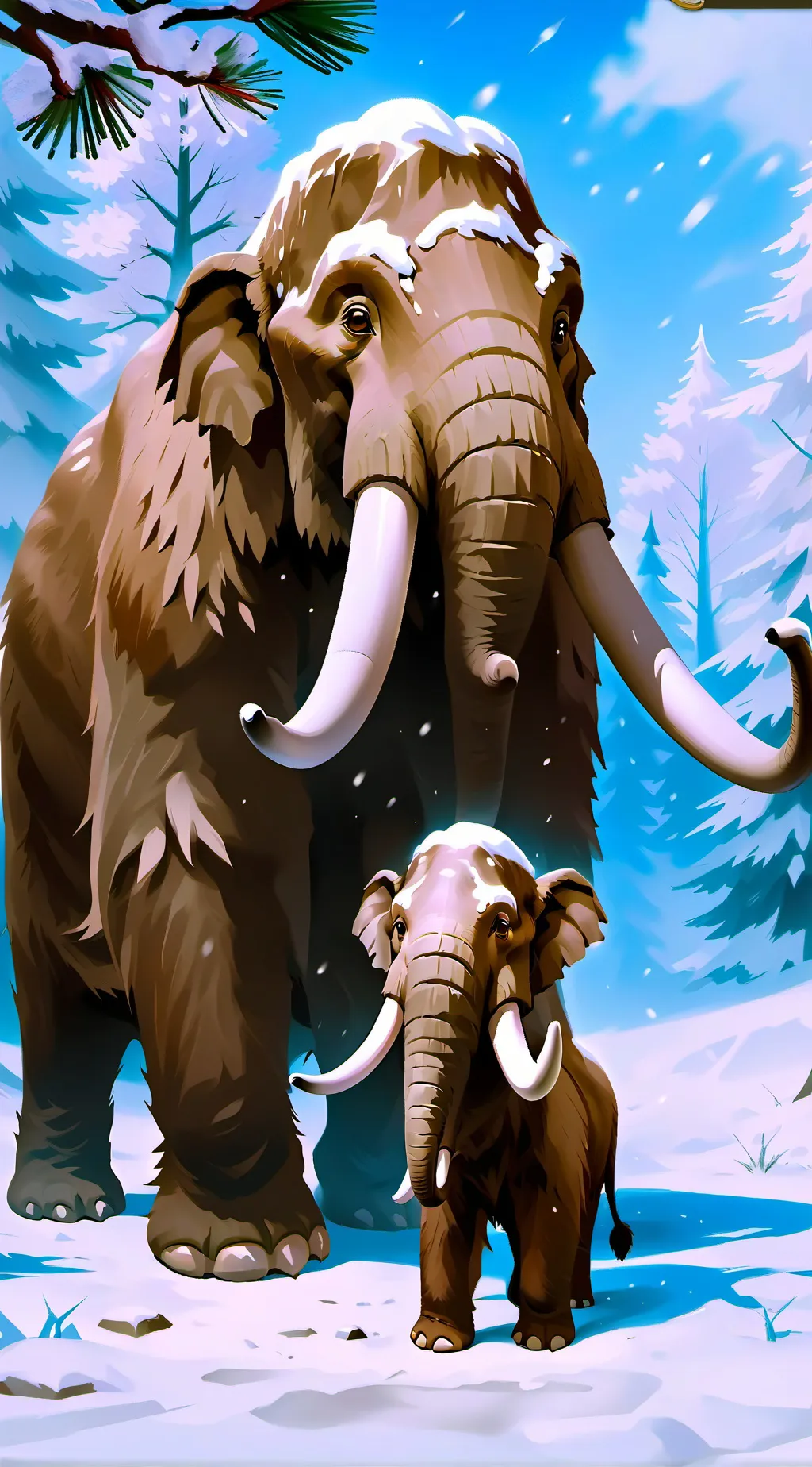 ai character: Mammoth family background