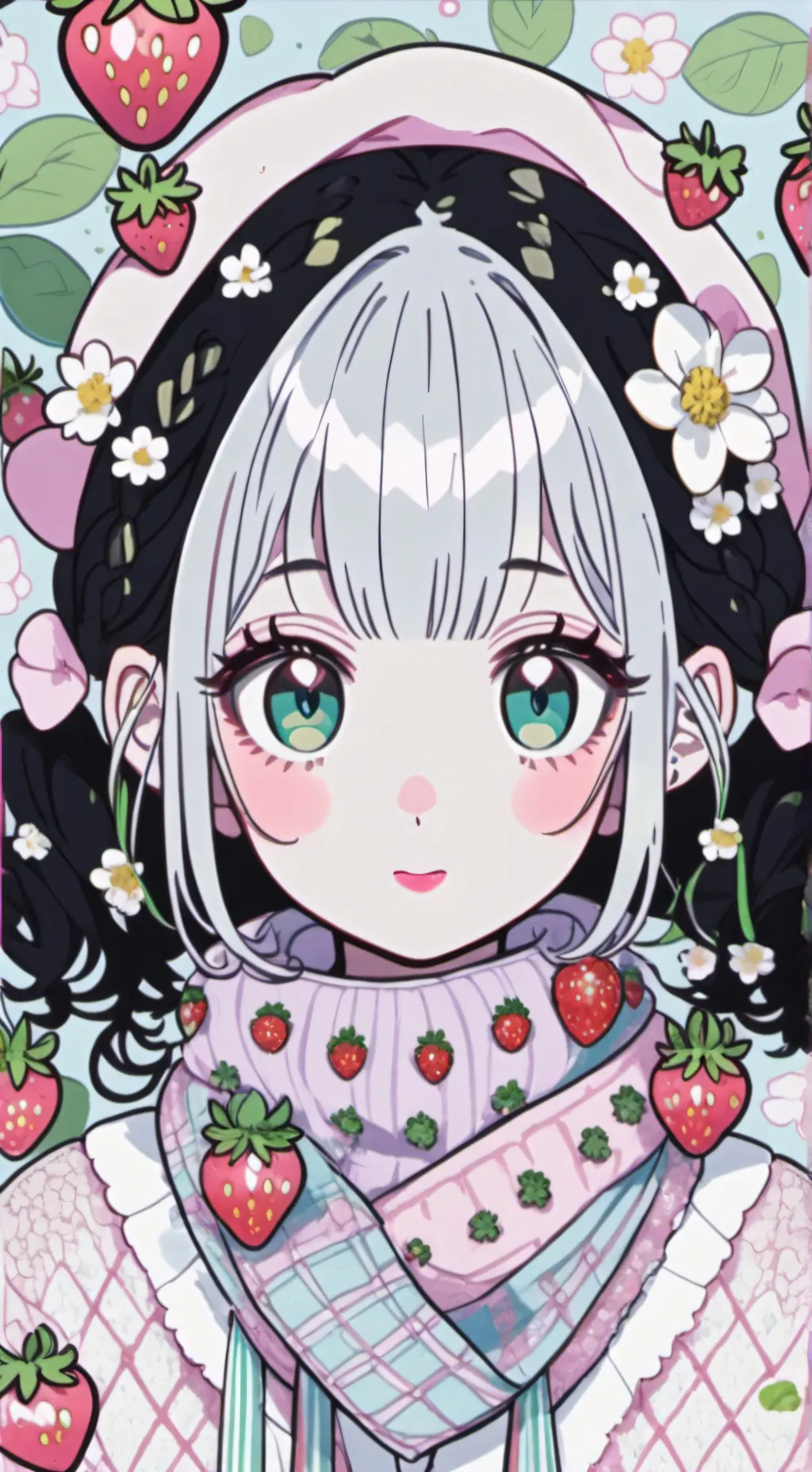 ai character: sprout meets Cosmo background