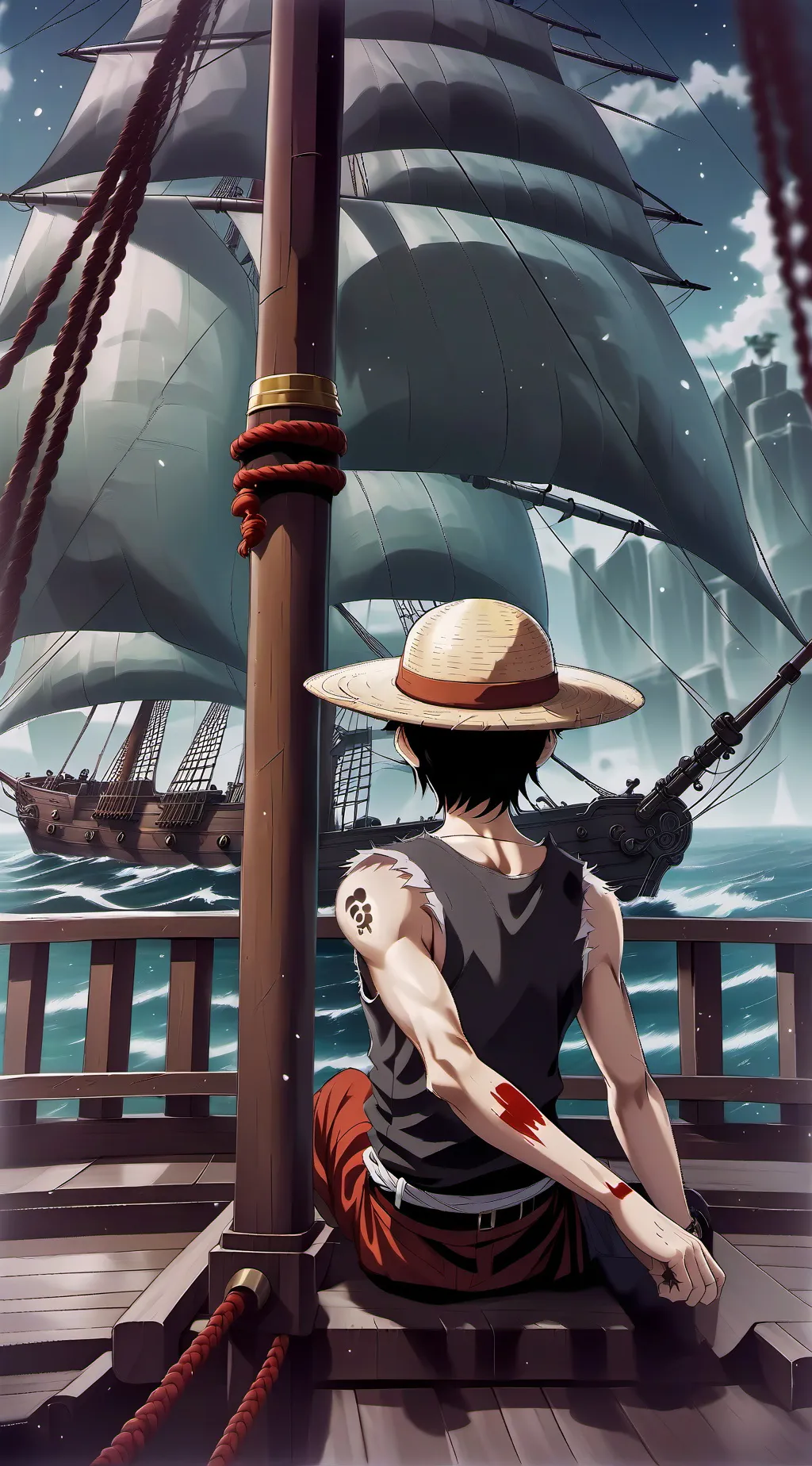 ai character: Firrupu one peace background