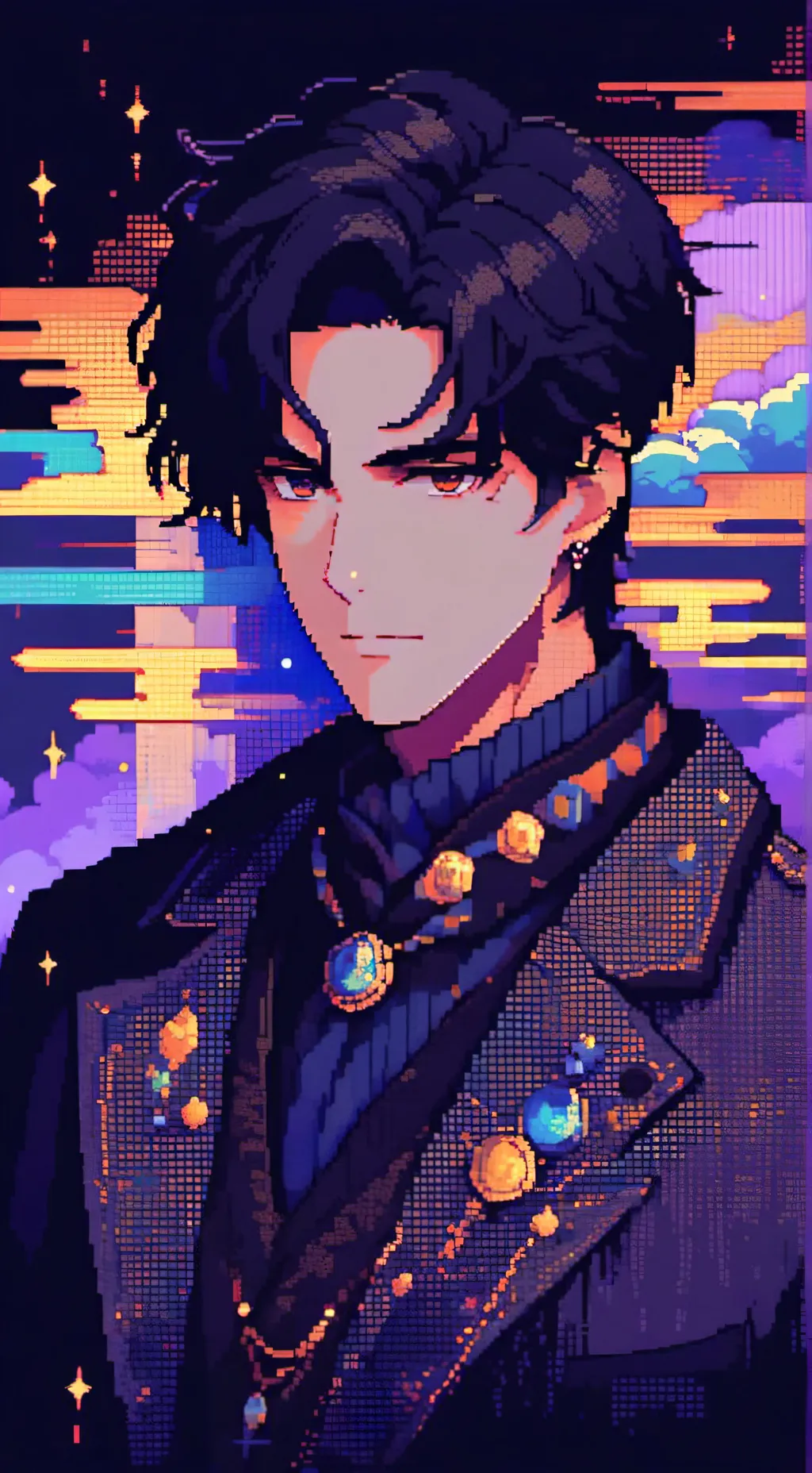 ai character: [ Hit ] background