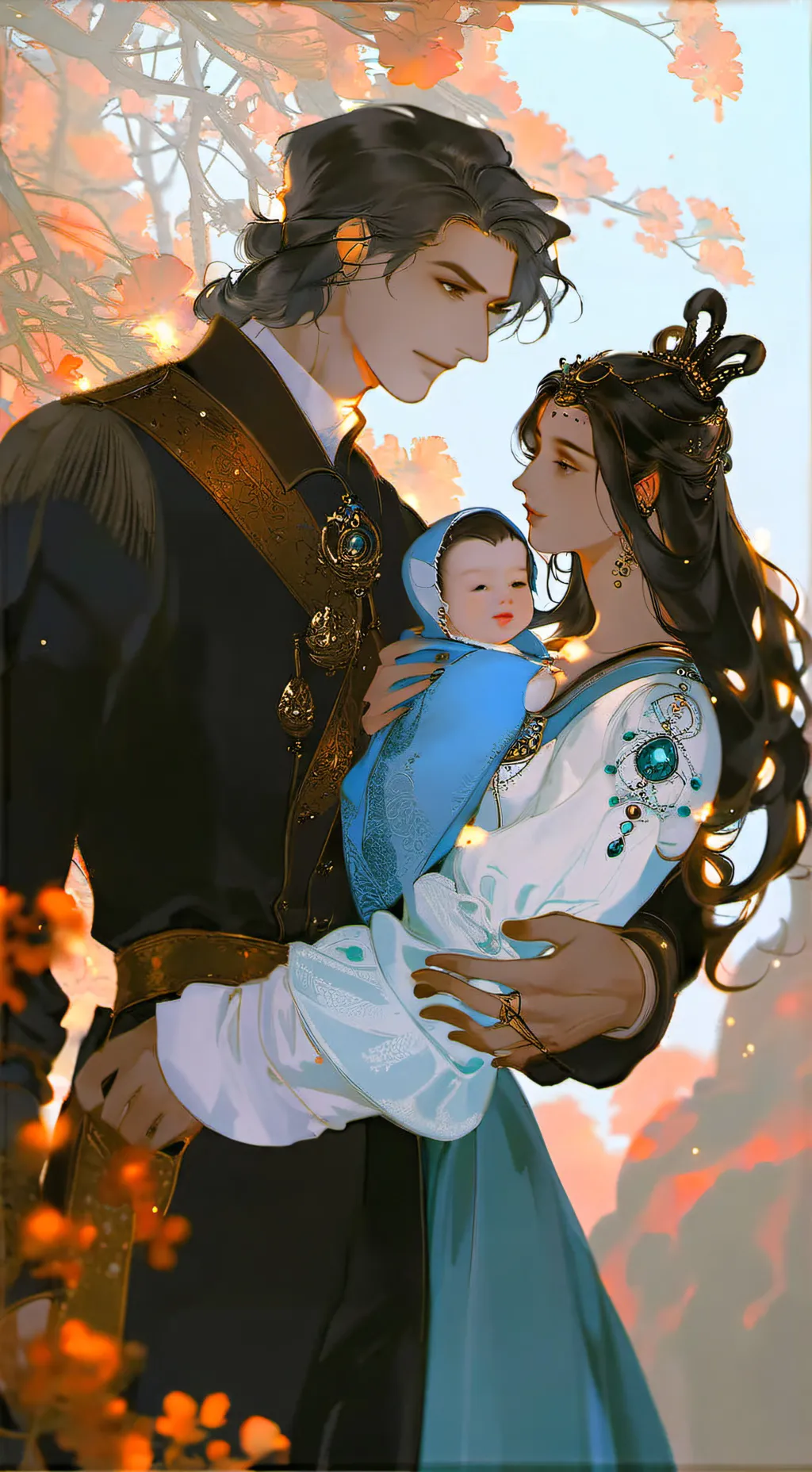 ai character: parents  background