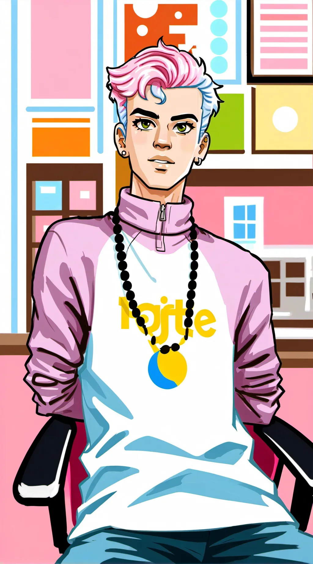 ai character: Gabriel Torres  background