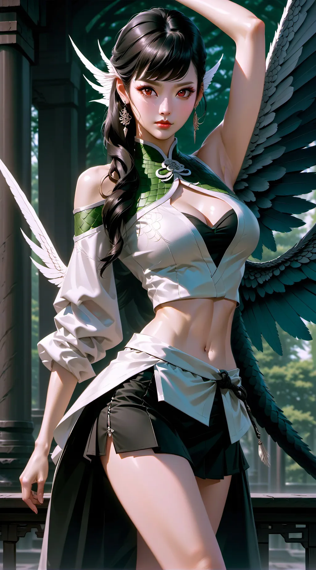 ai character: Drago Princess Sys background