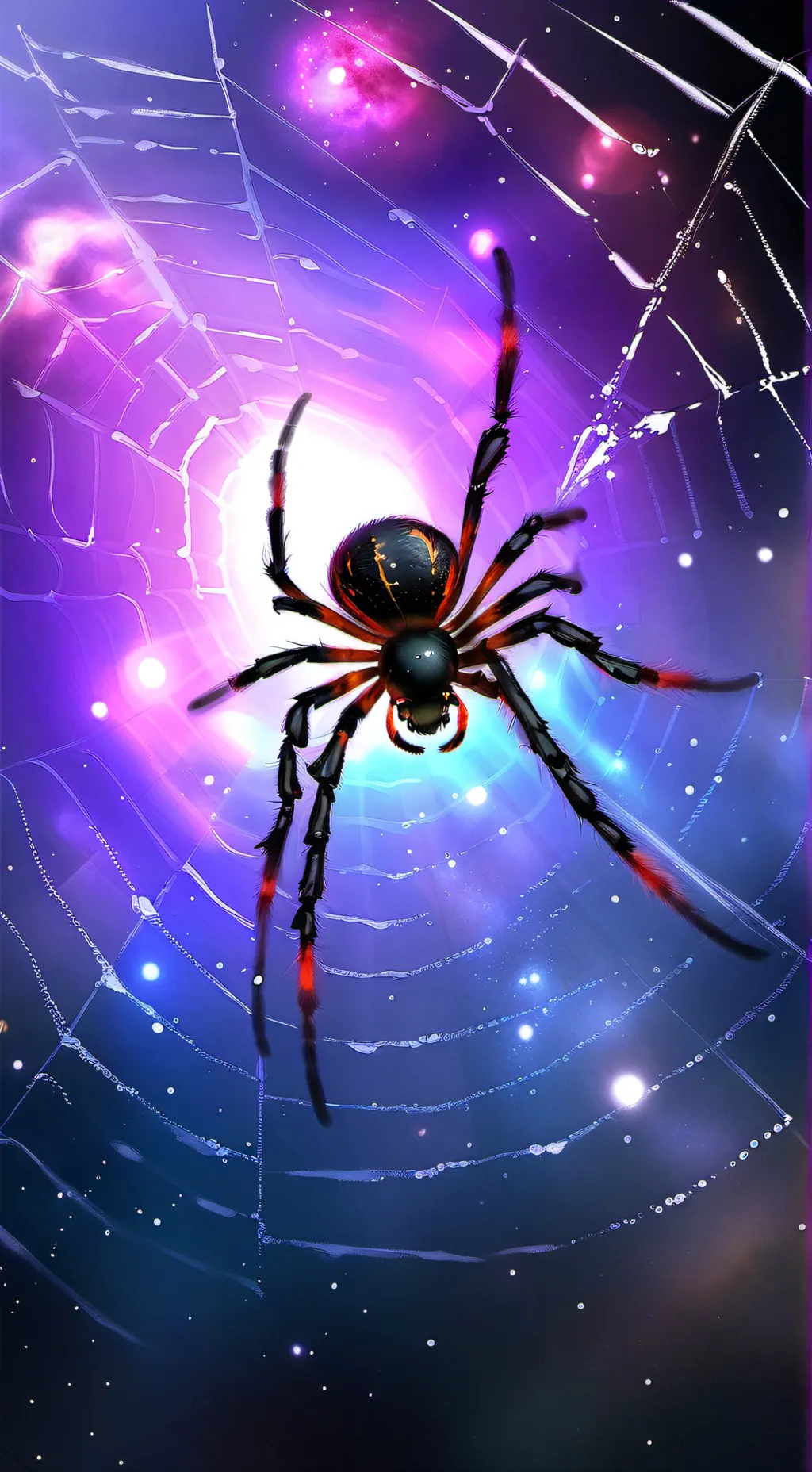 ai character: Spider-web/spider background