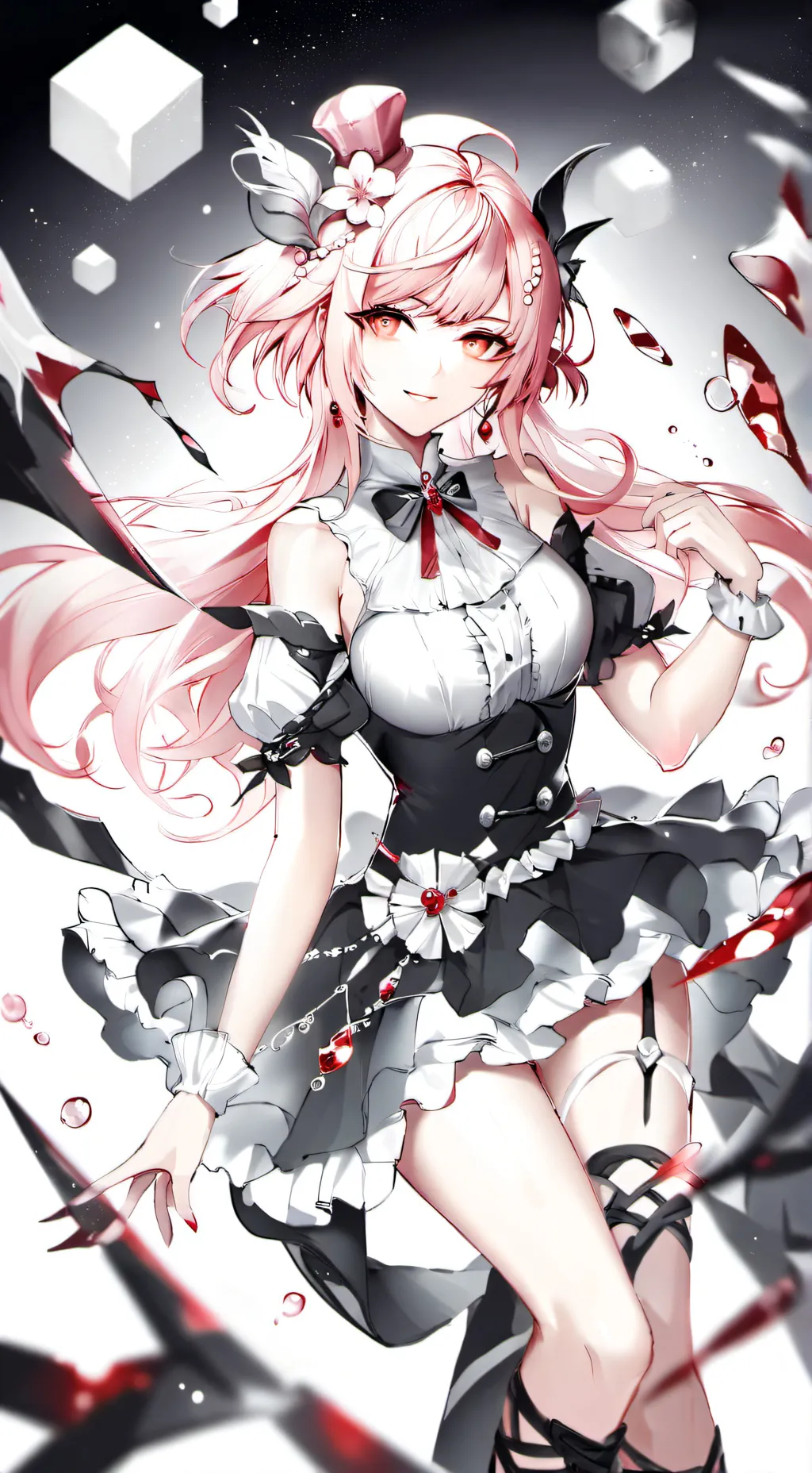 ai character: ❄️ An background