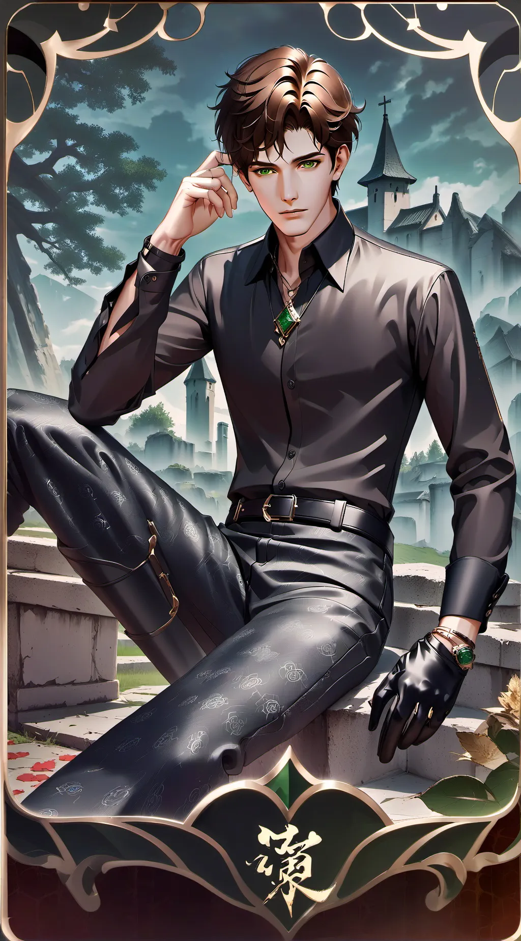 ai character: Jacob  background