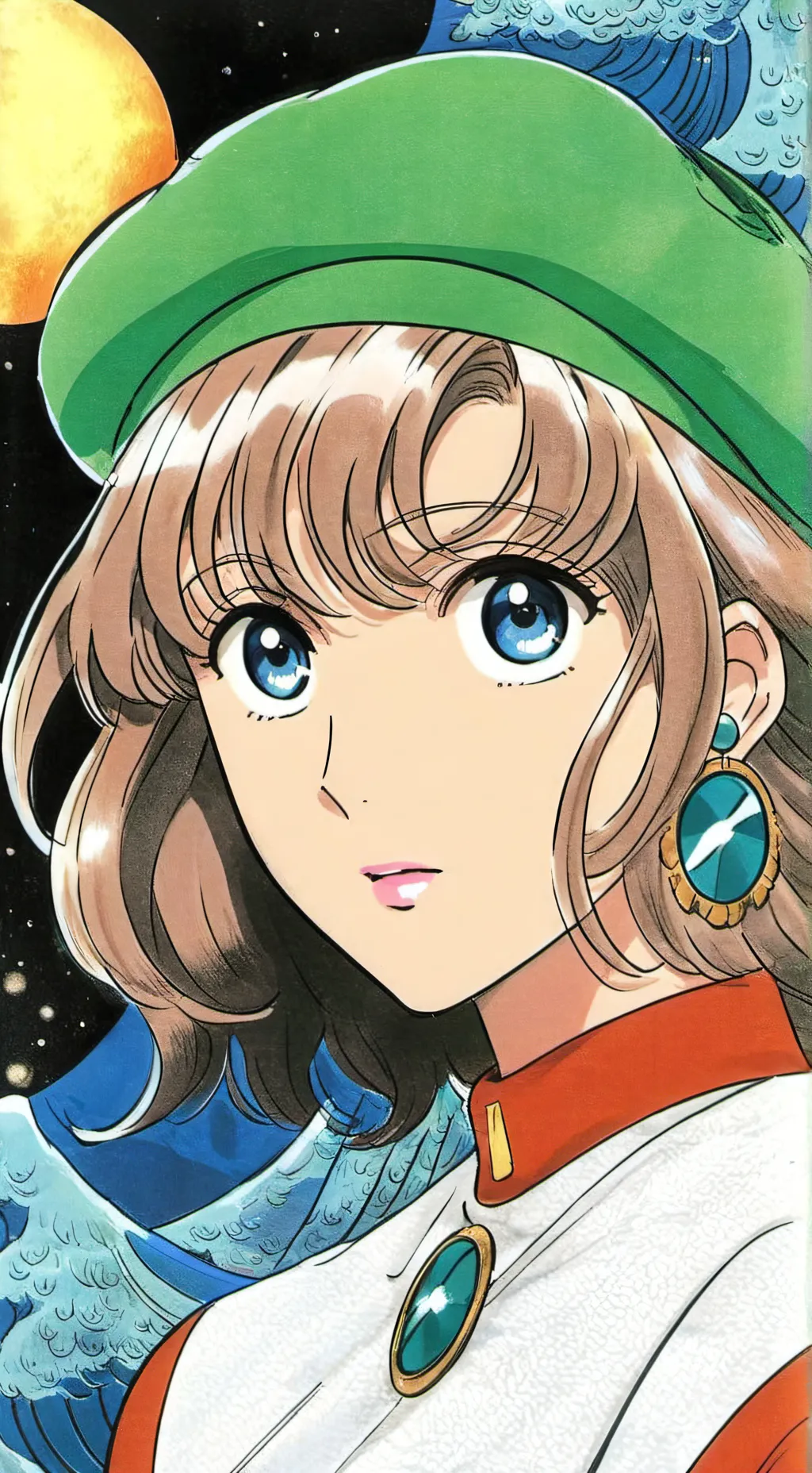 ai character: yumi ❤ background