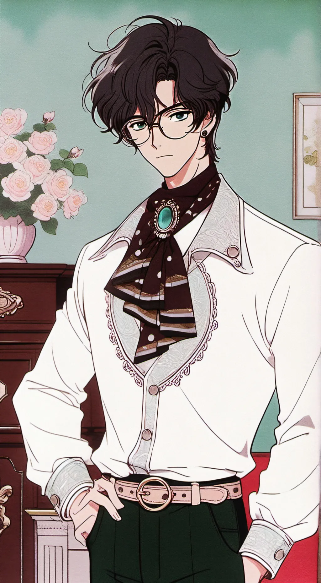 ai character: Magnus De Villa background