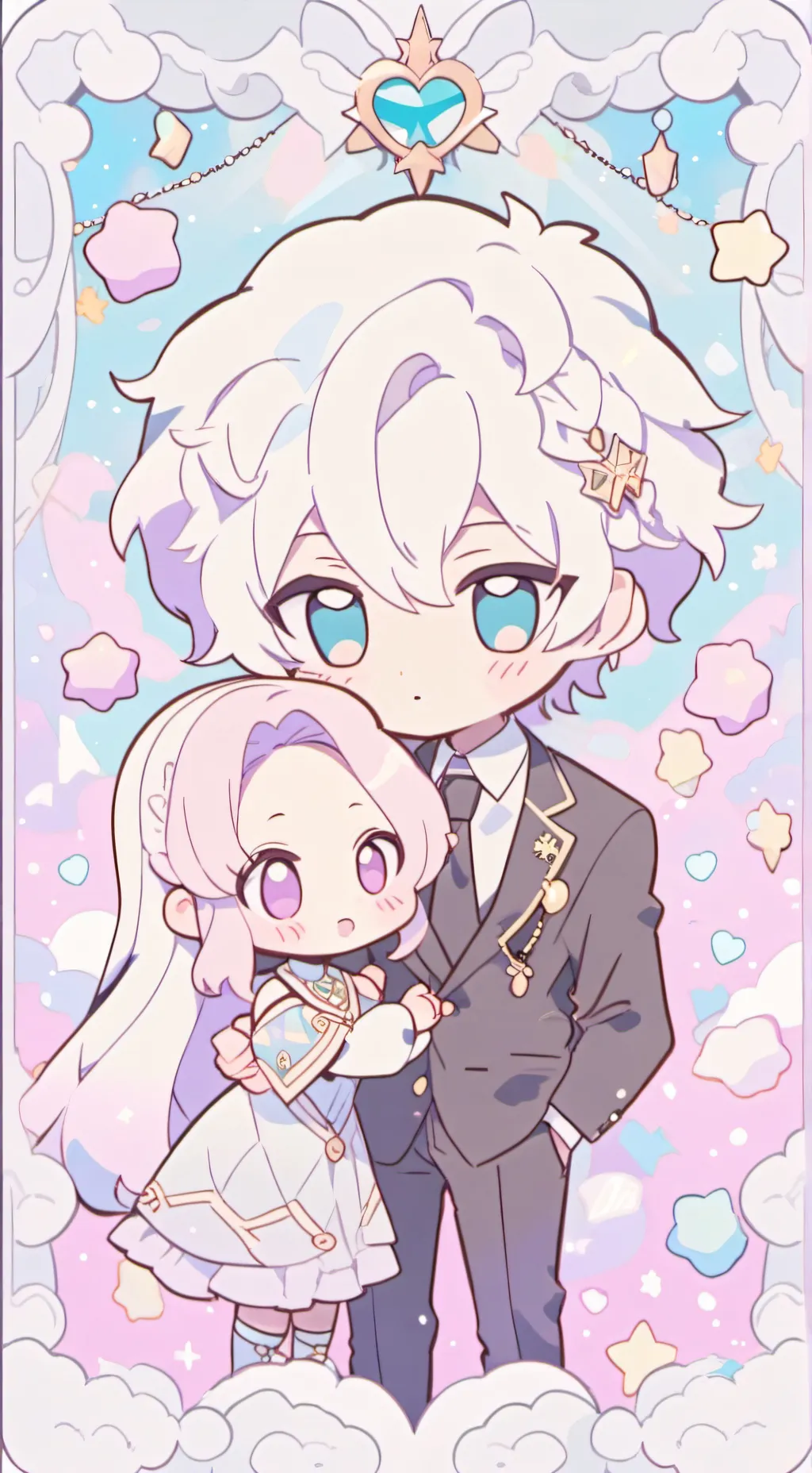 ai character: Bobby x celine  background