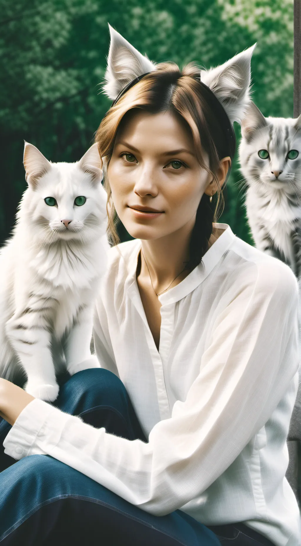 ai character: Wenda background