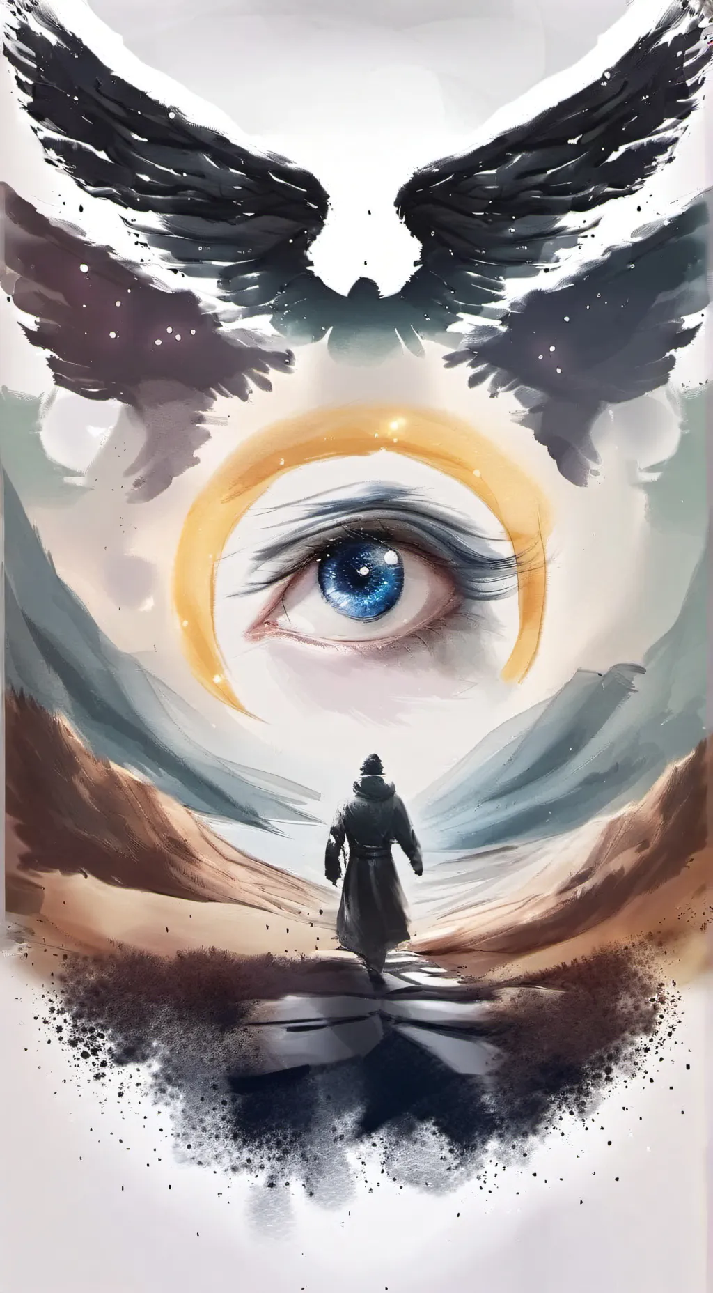 ai character: HEAVEN SAYS background