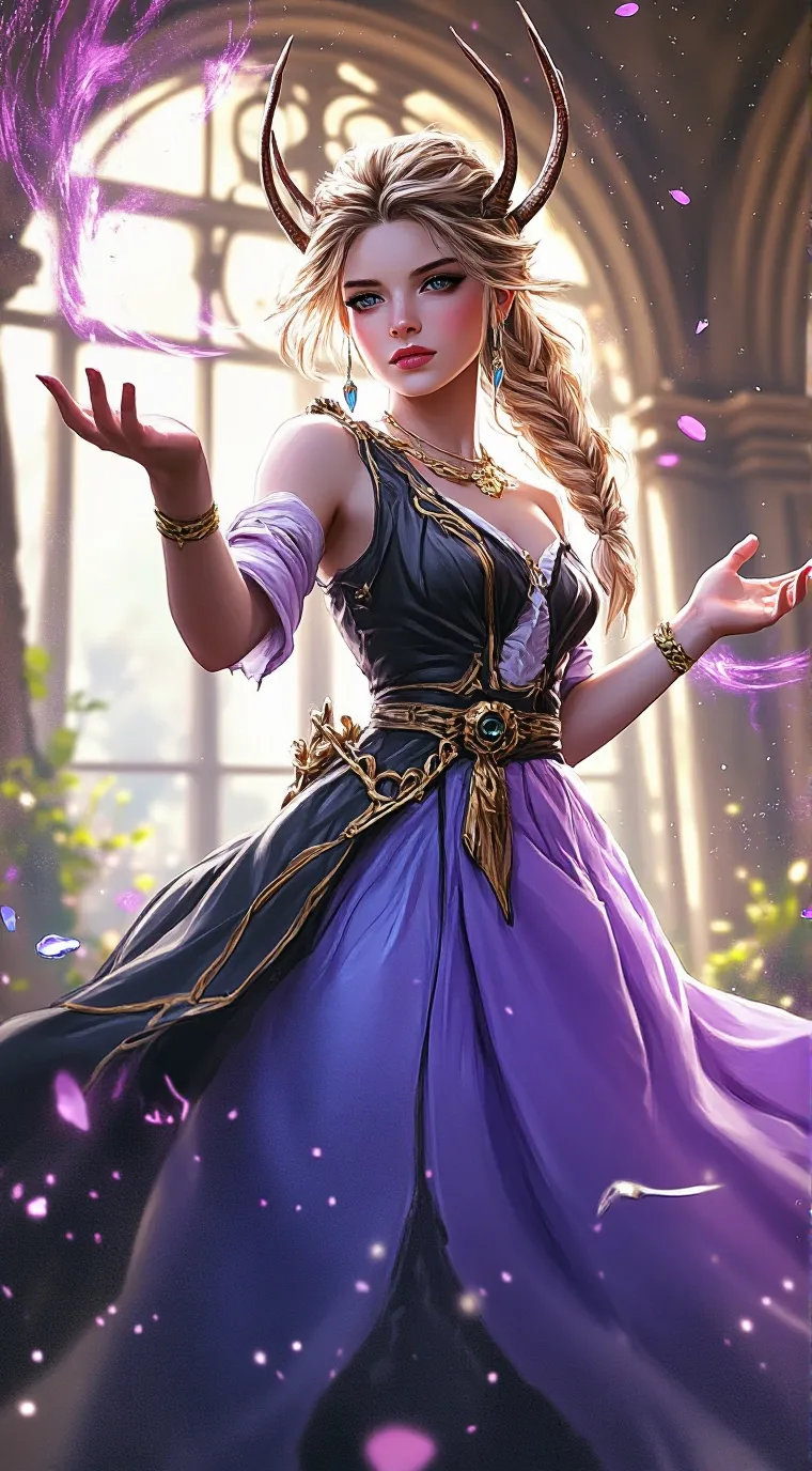 ai character: Princess ari background