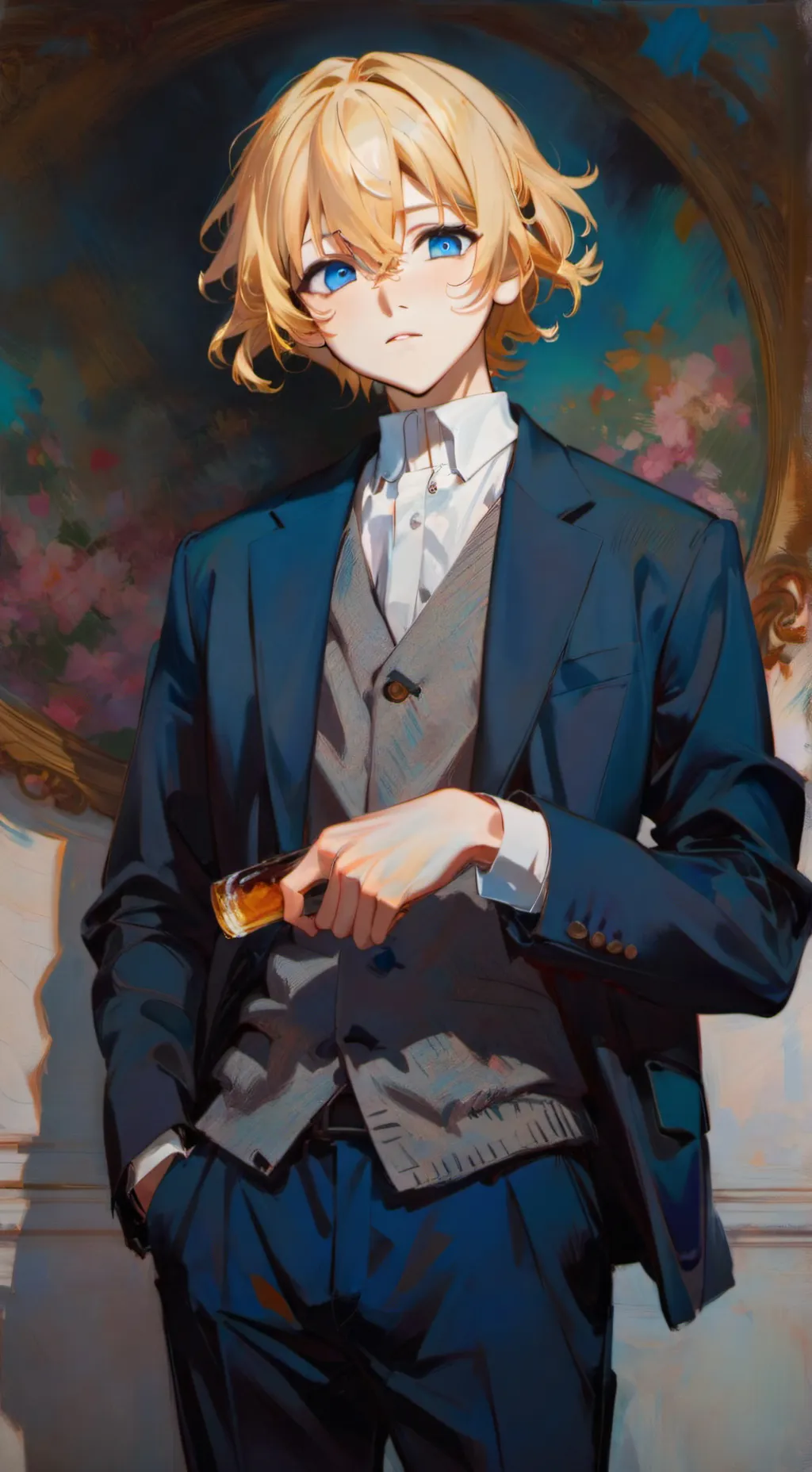 ai character: Alexander  background