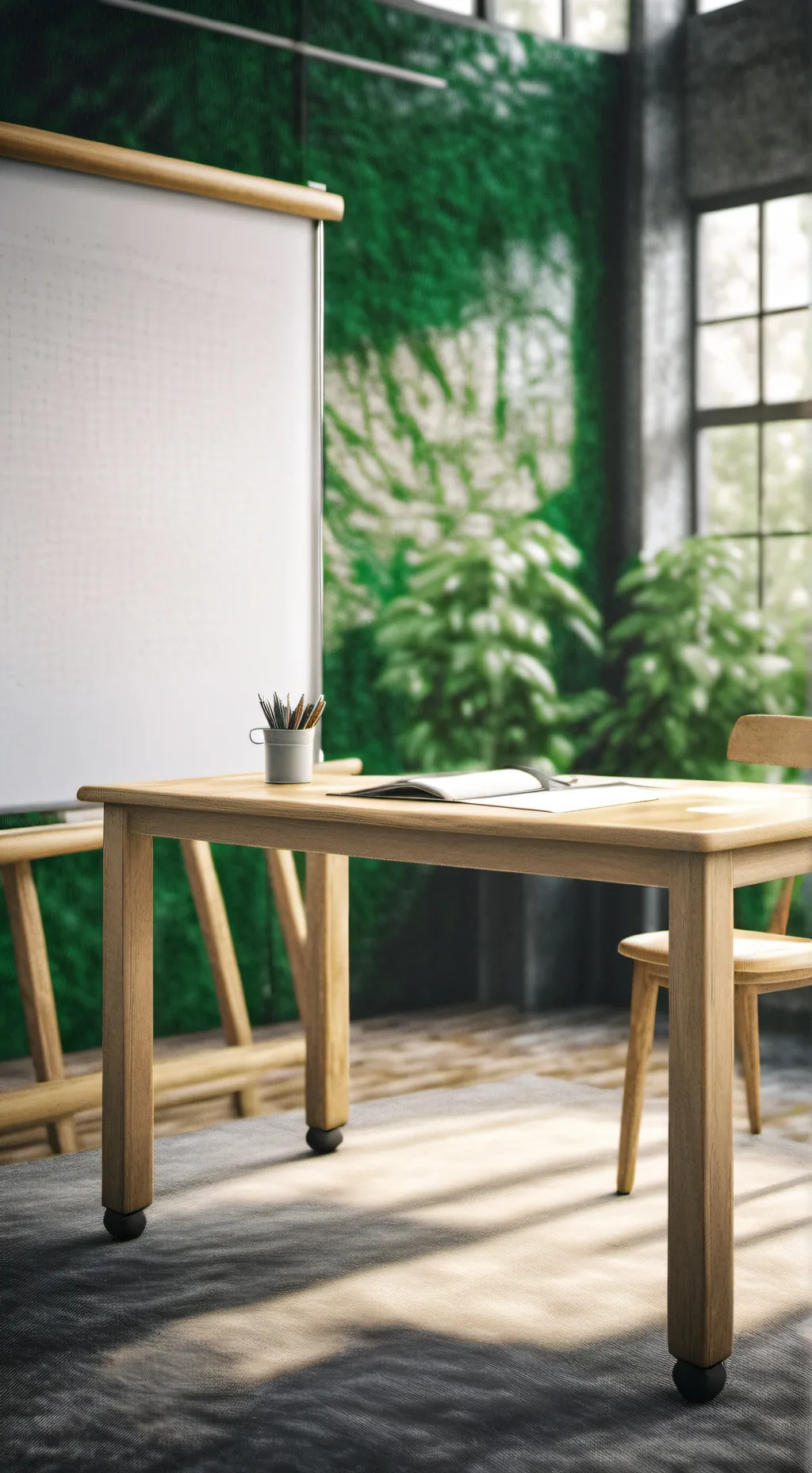 ai character: classroom 9C background