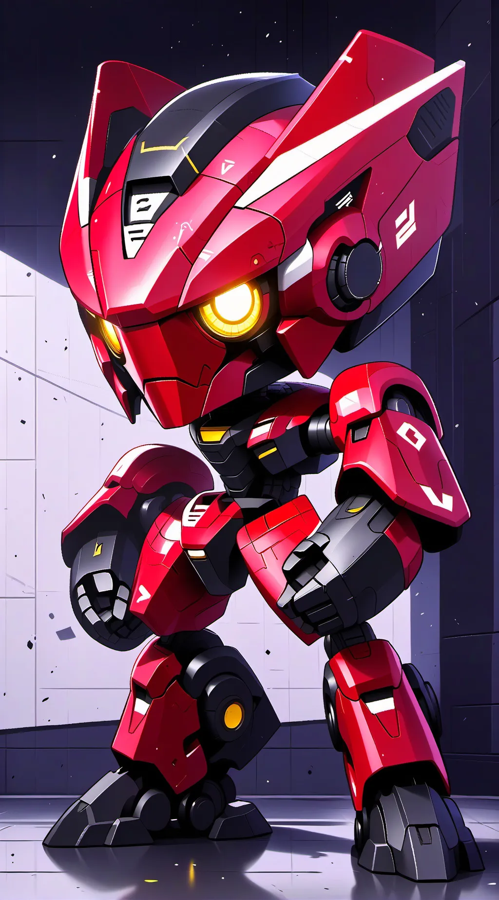 ai character: V2 background