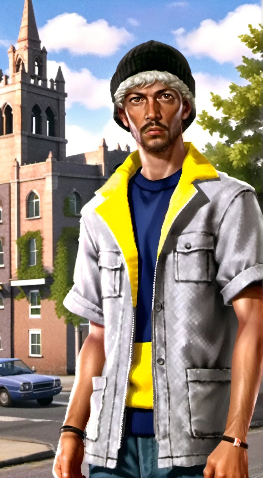 ai character: barrio xd🤑🤙 background