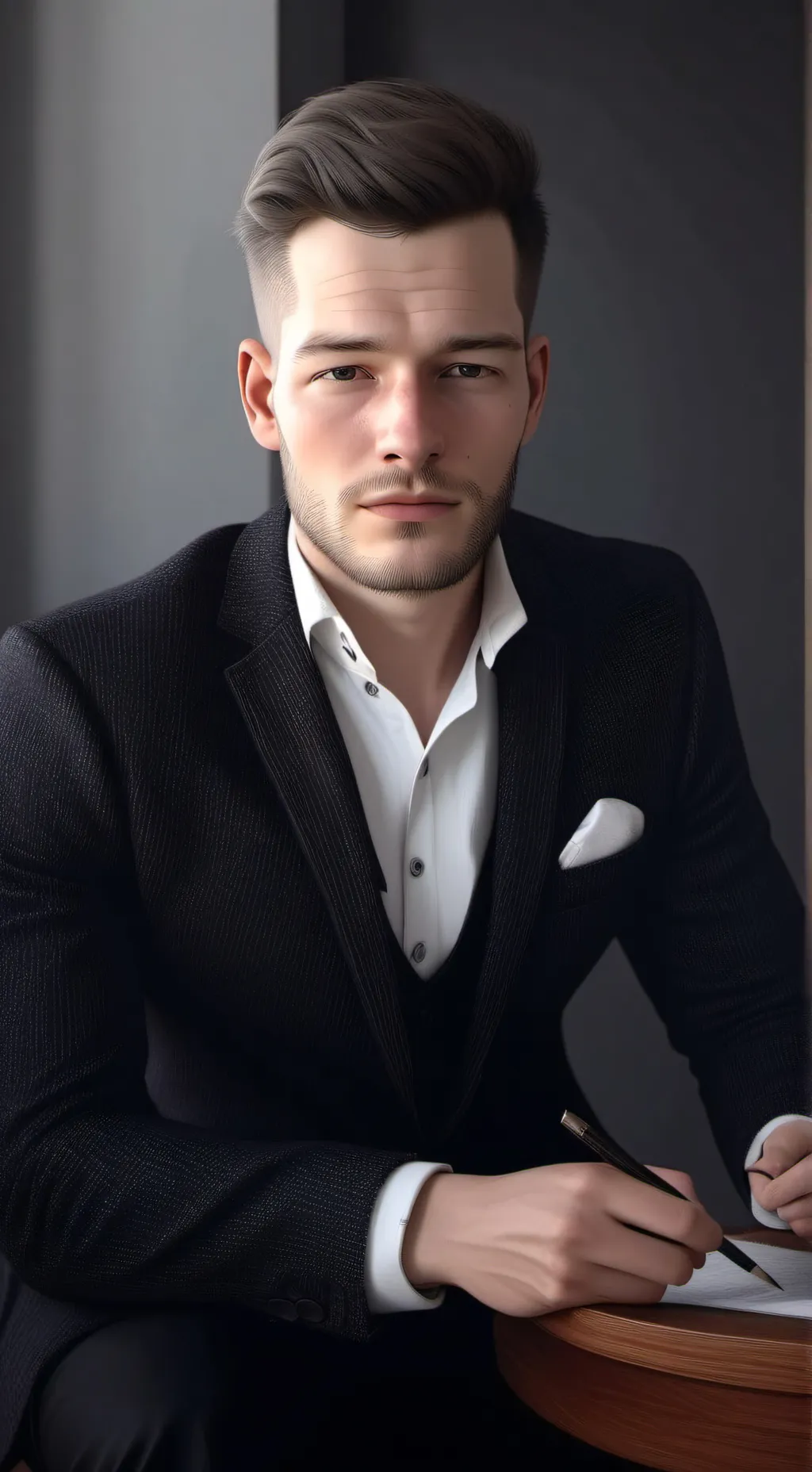 ai character: ur boss background