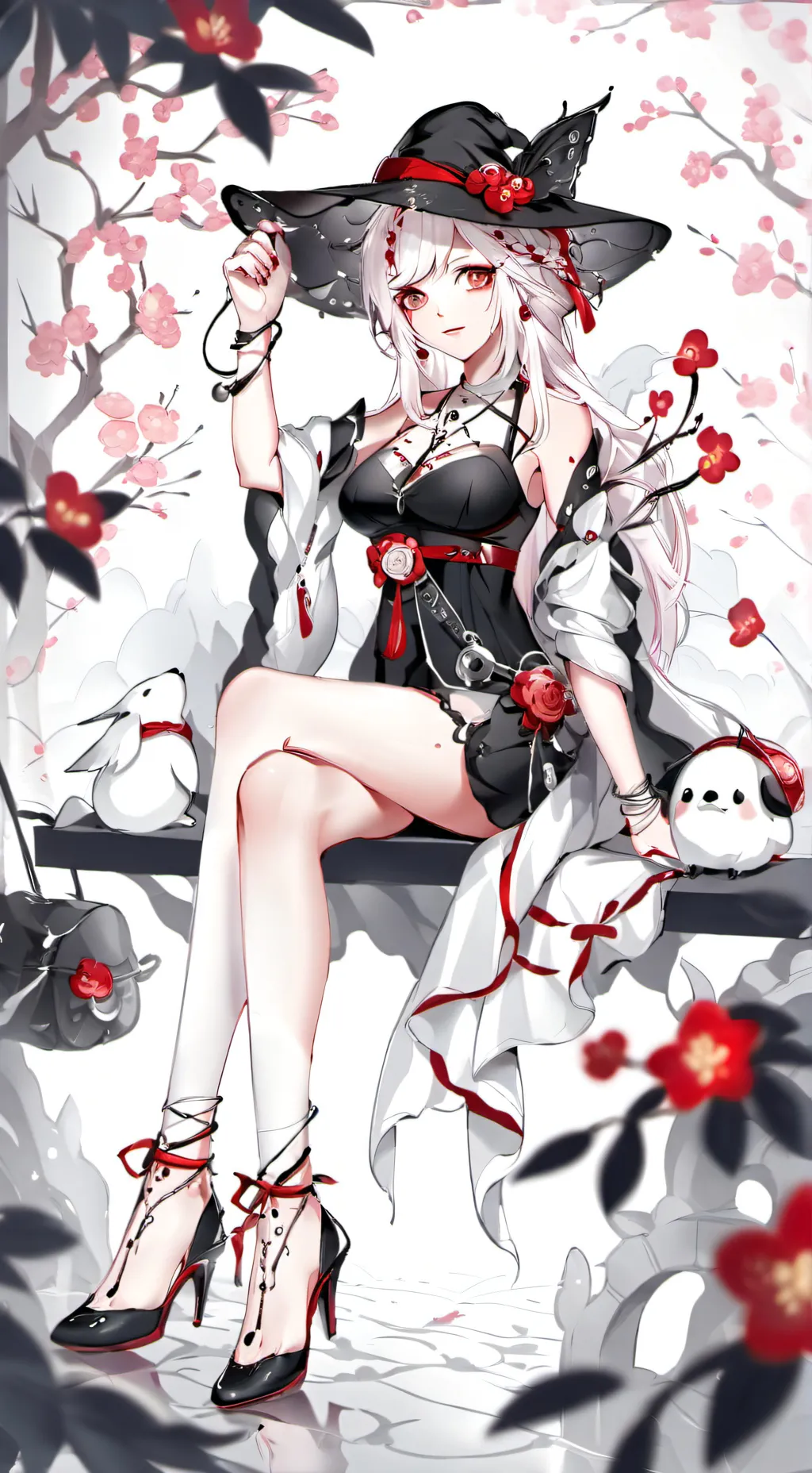 ai character: maki yosana  background