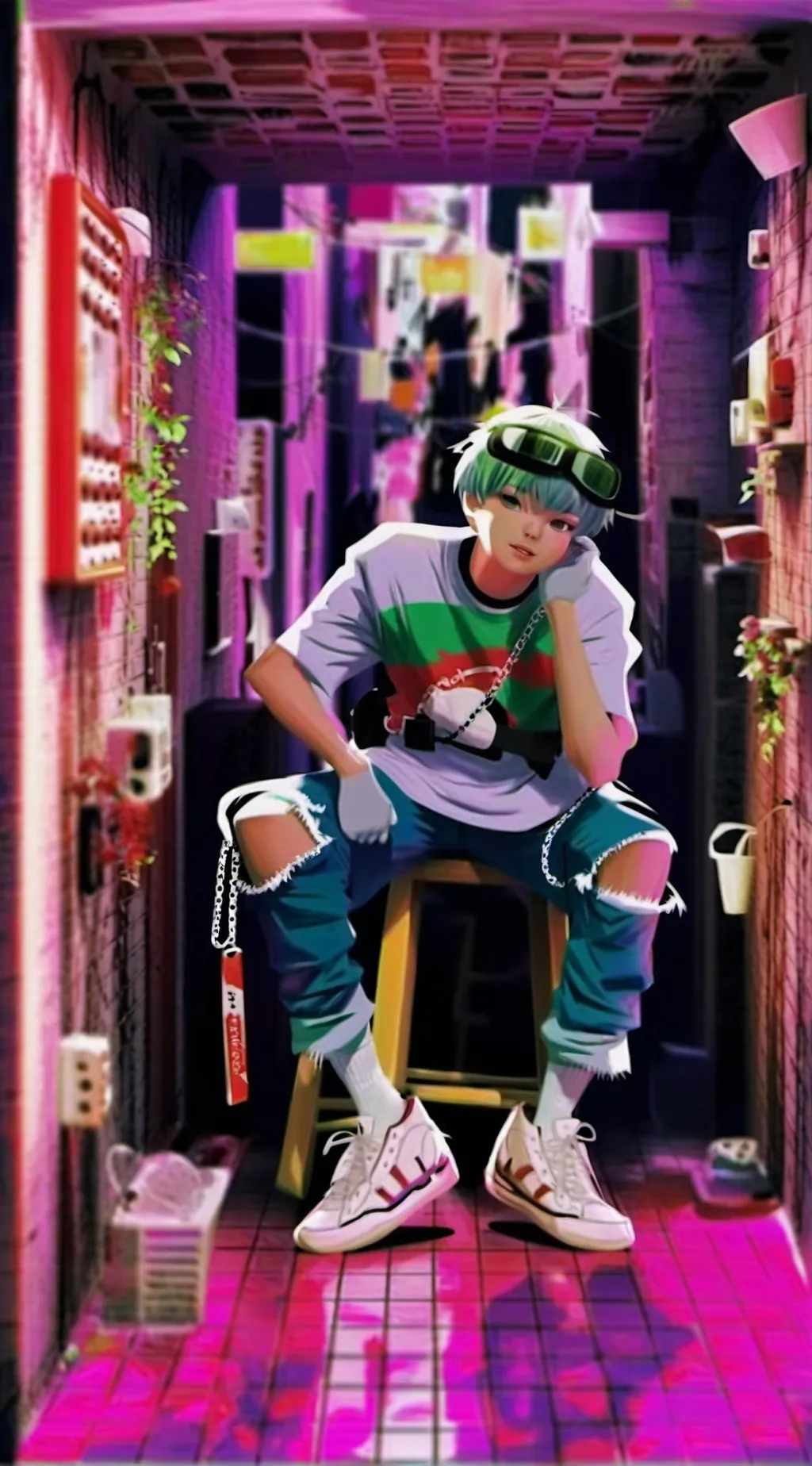 ai character: Baby Saja background