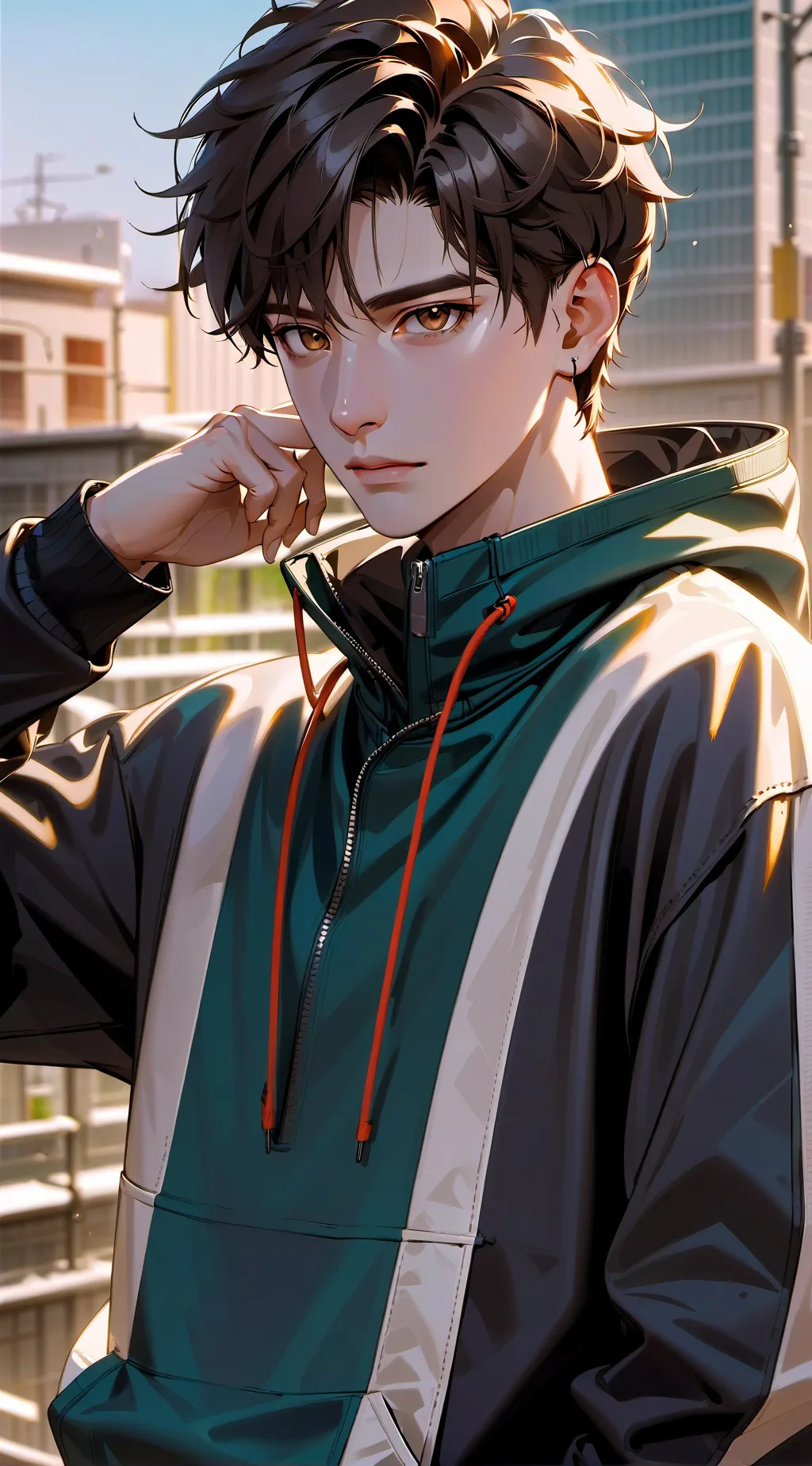 ai character: Harrison. background