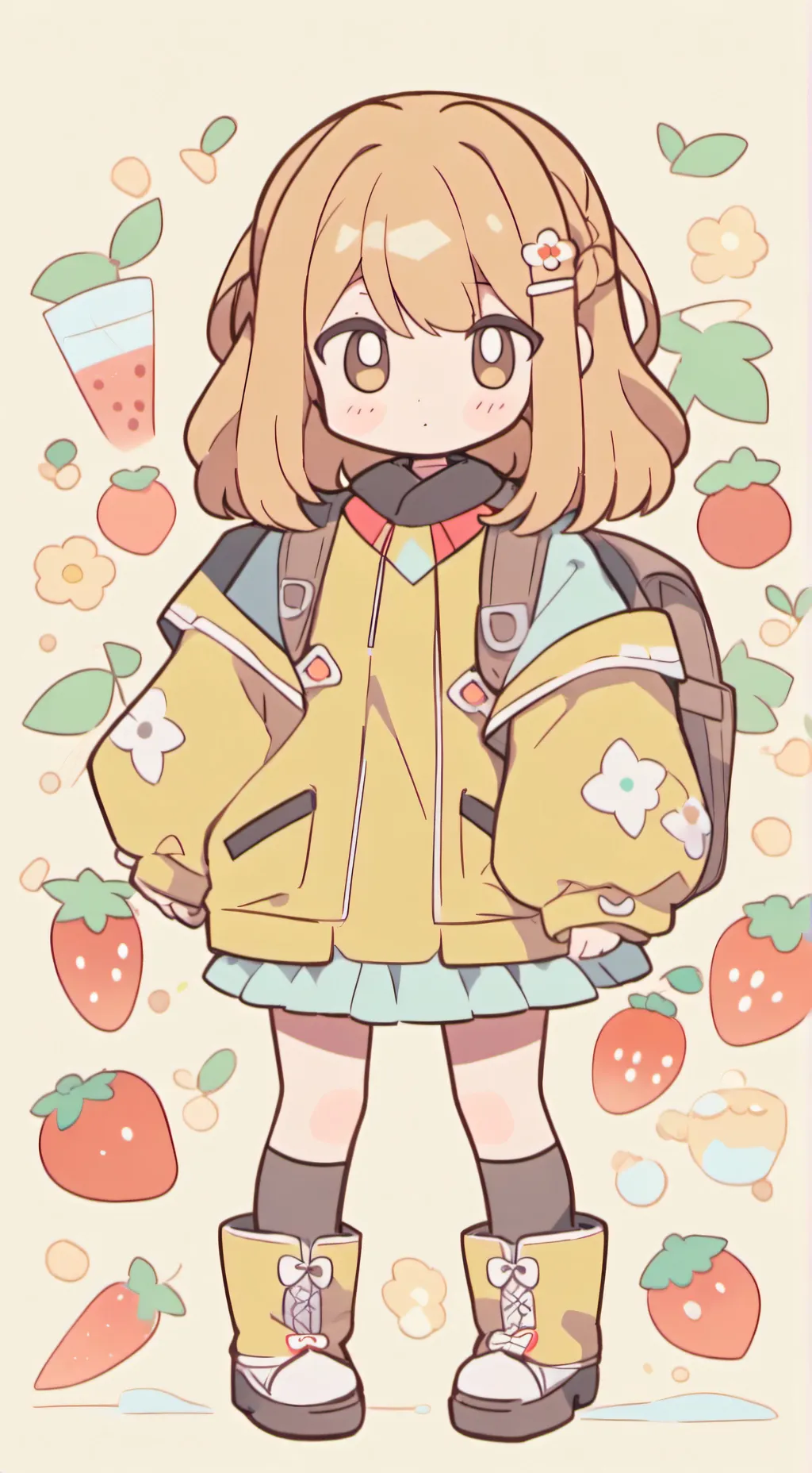 ai character: 《~•nika•~》 background