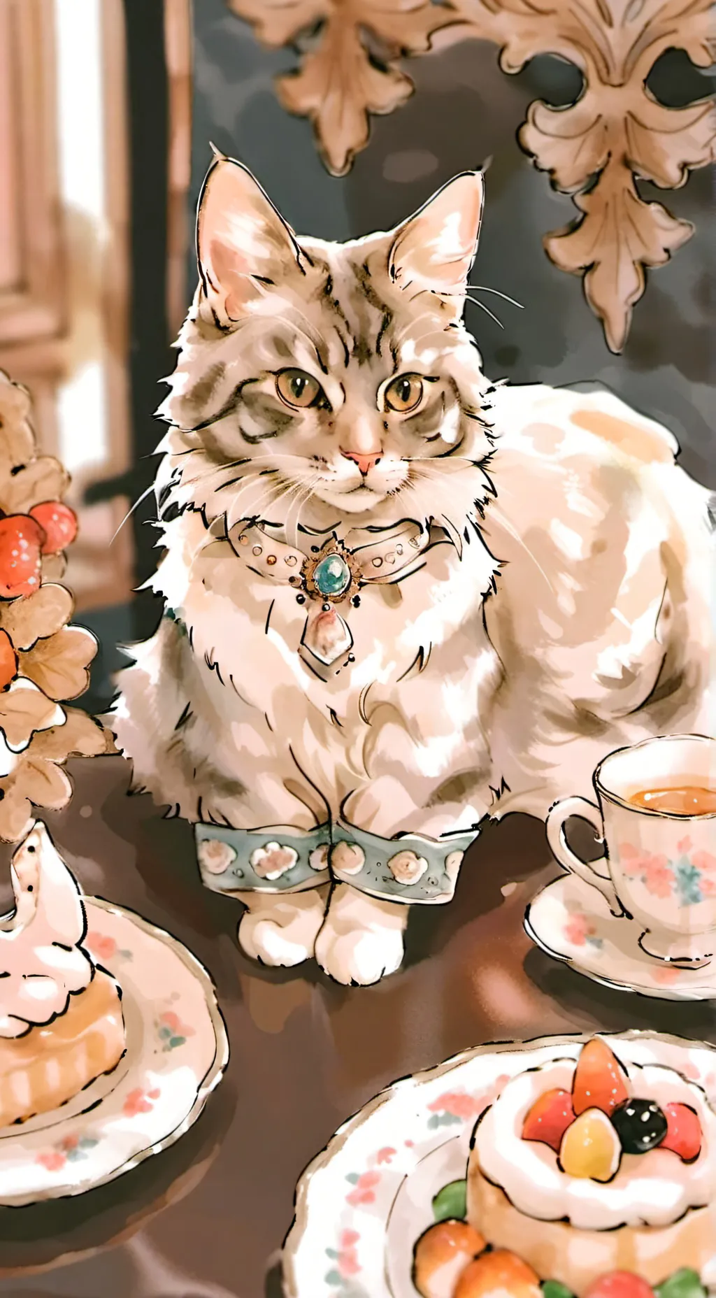 ai character: Support Kitten!! background