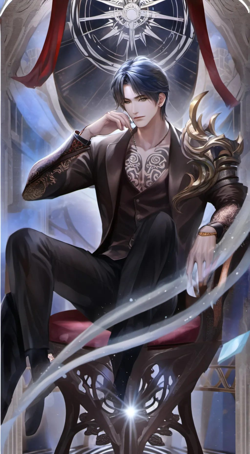 ai character: Caleb  background