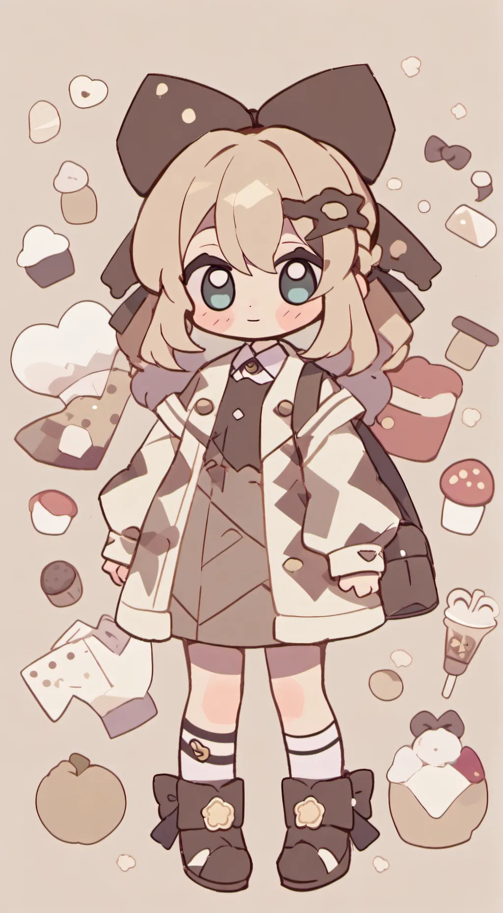 ai character: Ebba bff background