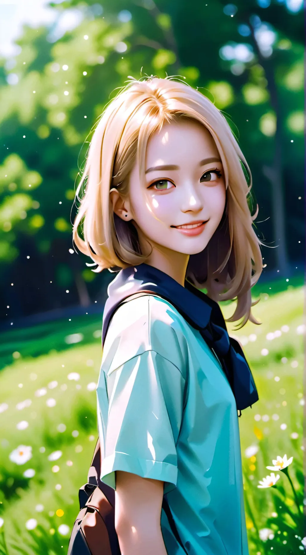 ai character: Ariana background