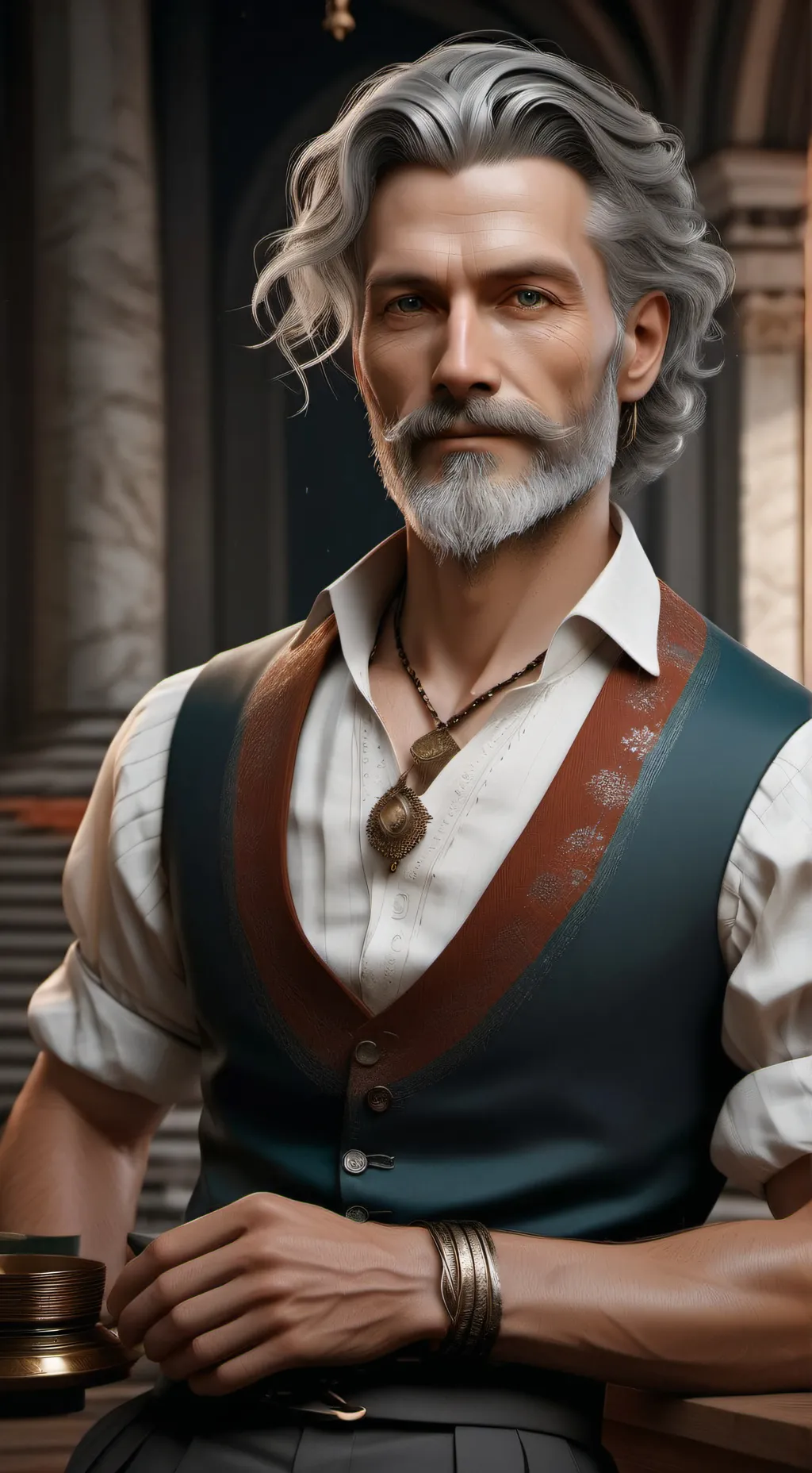 ai character: uga uga abischkou background