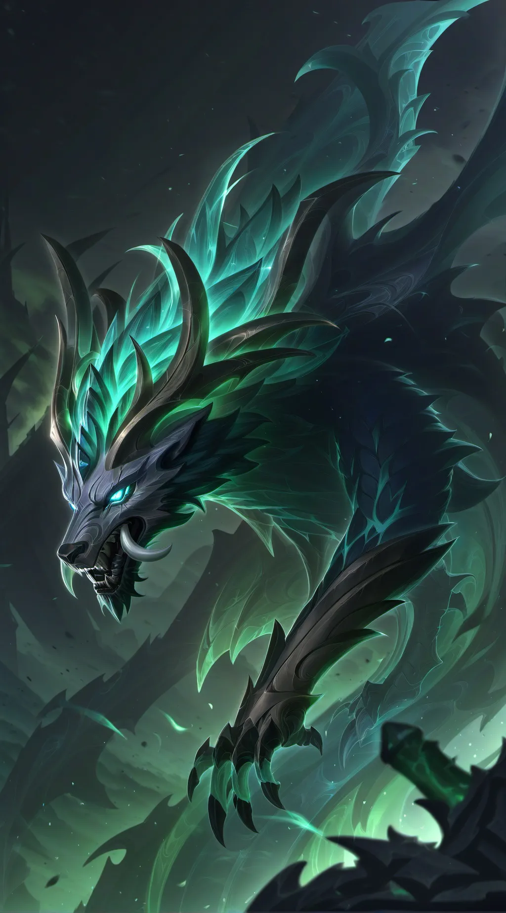 ai character: :3tu  lobo 🐺 🎶:3 background