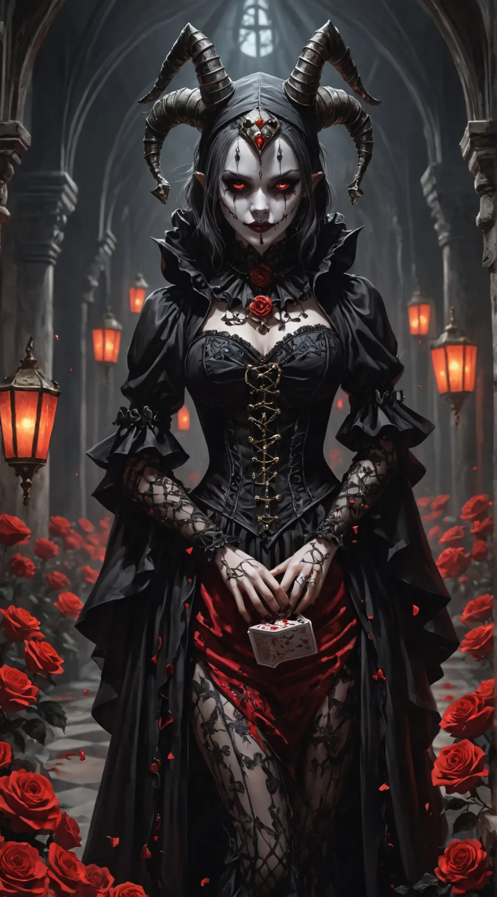 ai character: Lady Seraphine Noi background