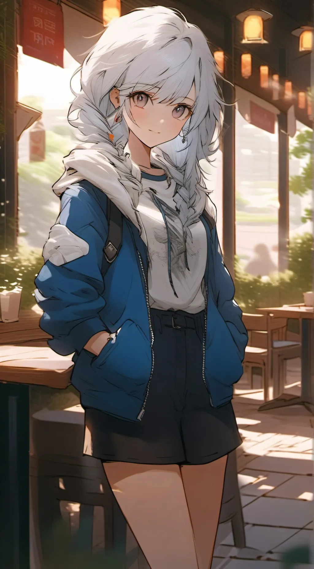 ai character: Luna background