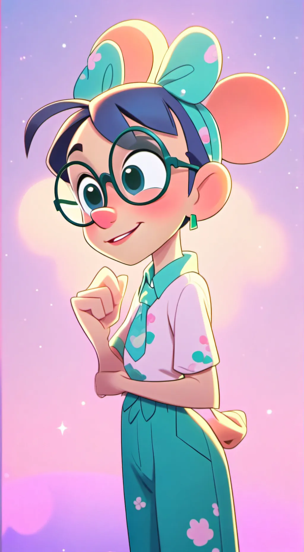 ai character: chochobella background