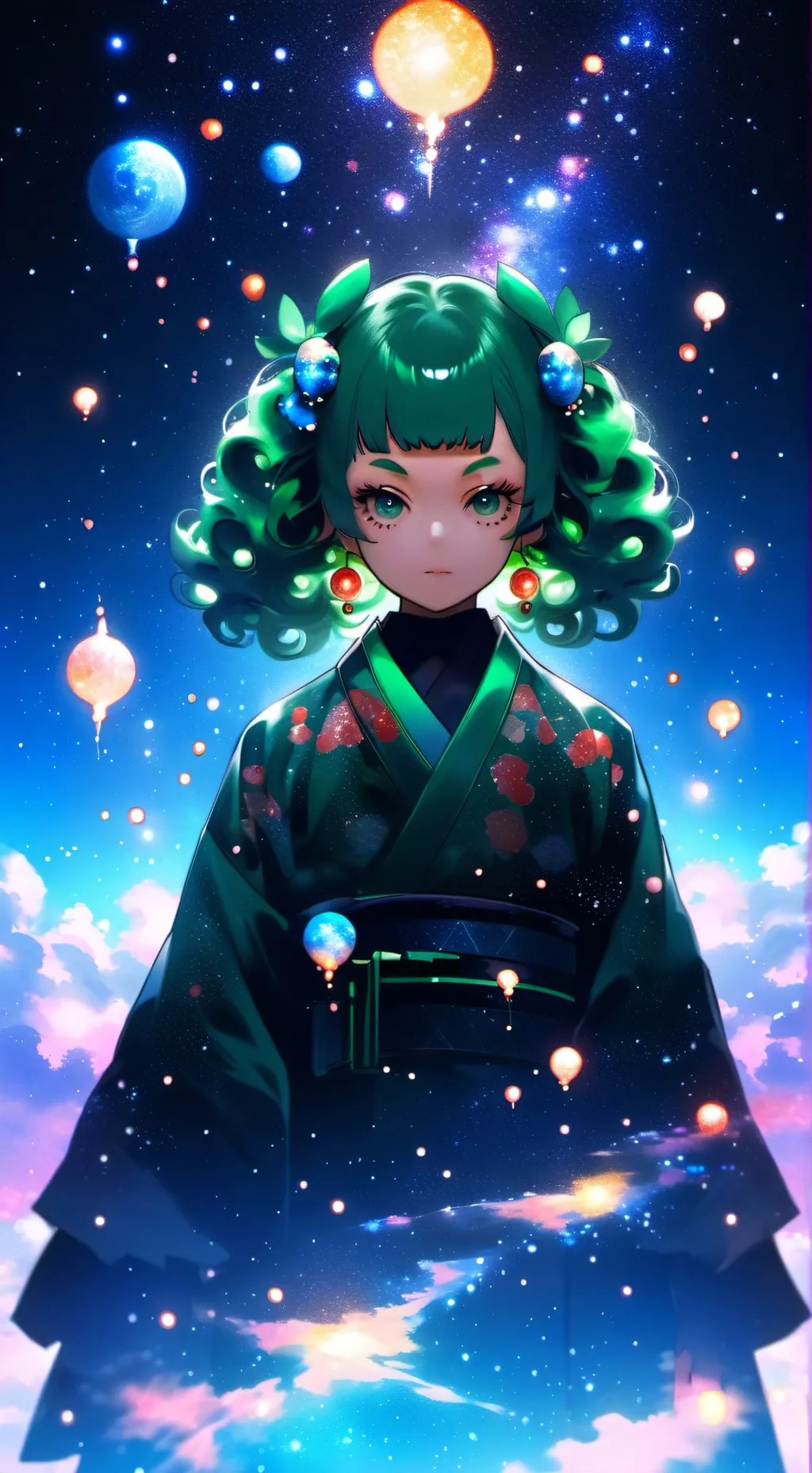 ai character: tatsumaki  background