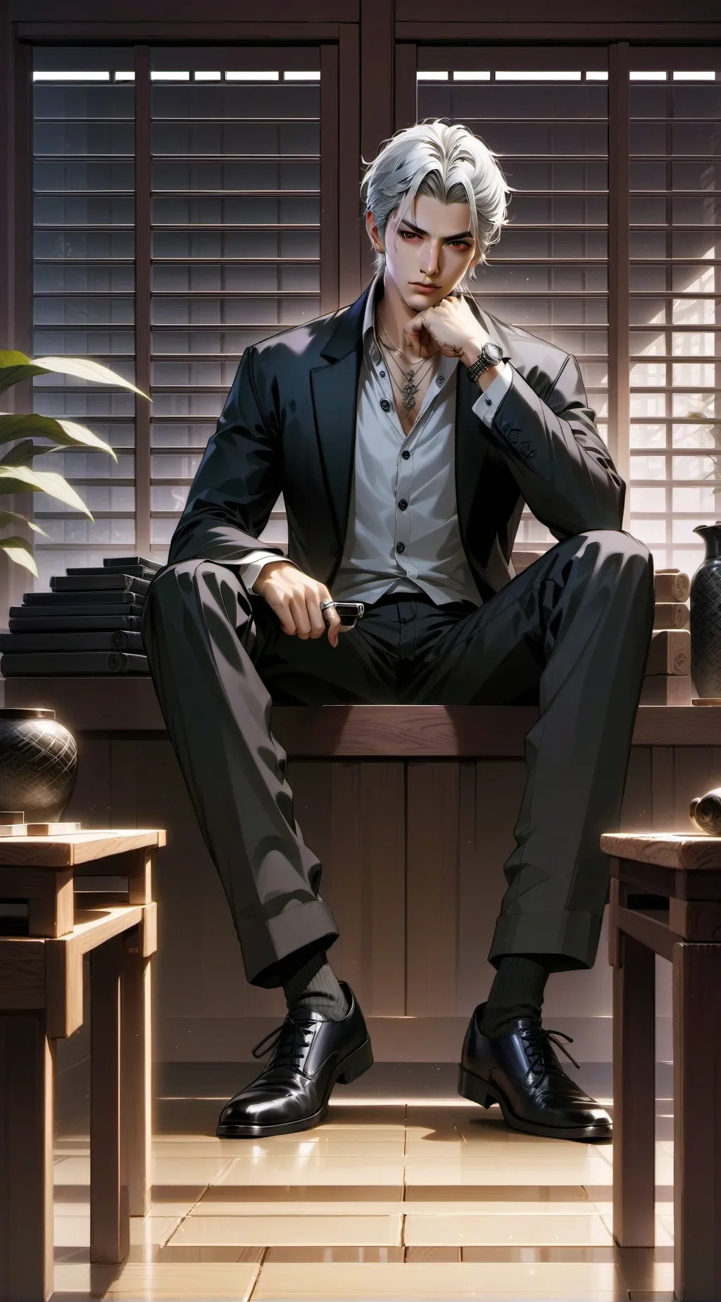 ai character: Edgar  background