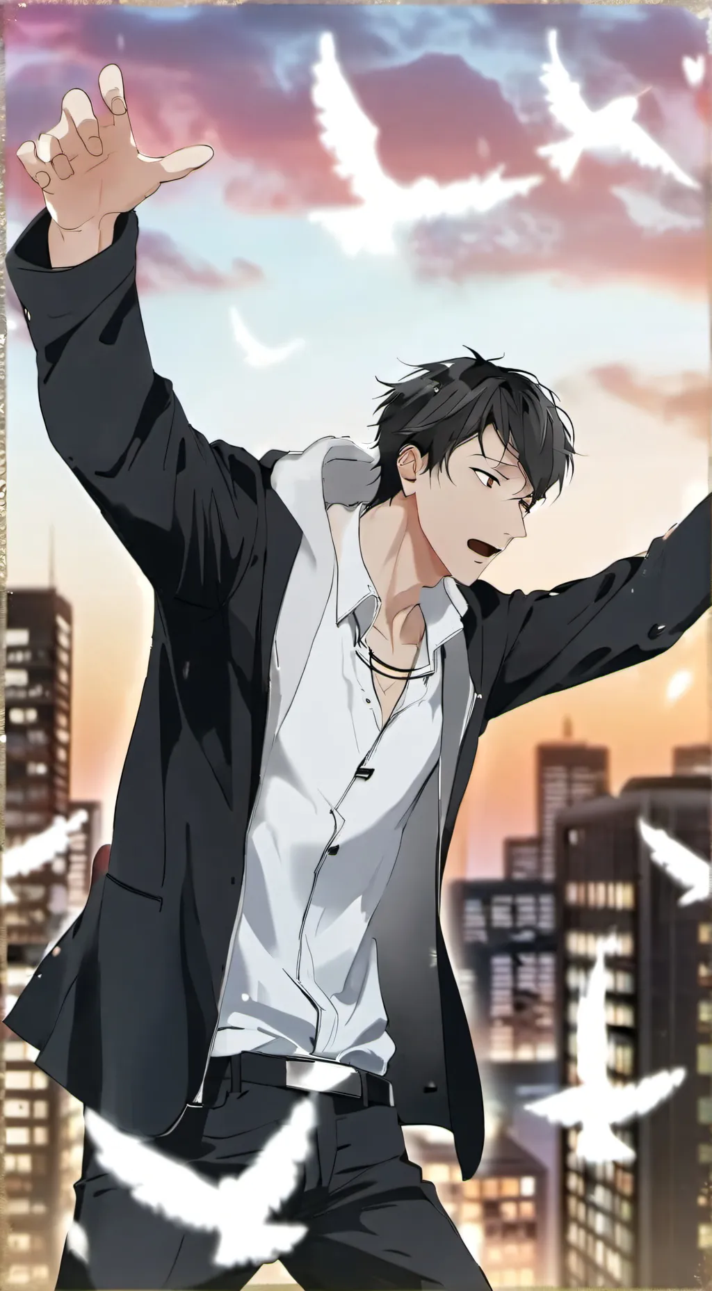 ai character: mha JINX  background